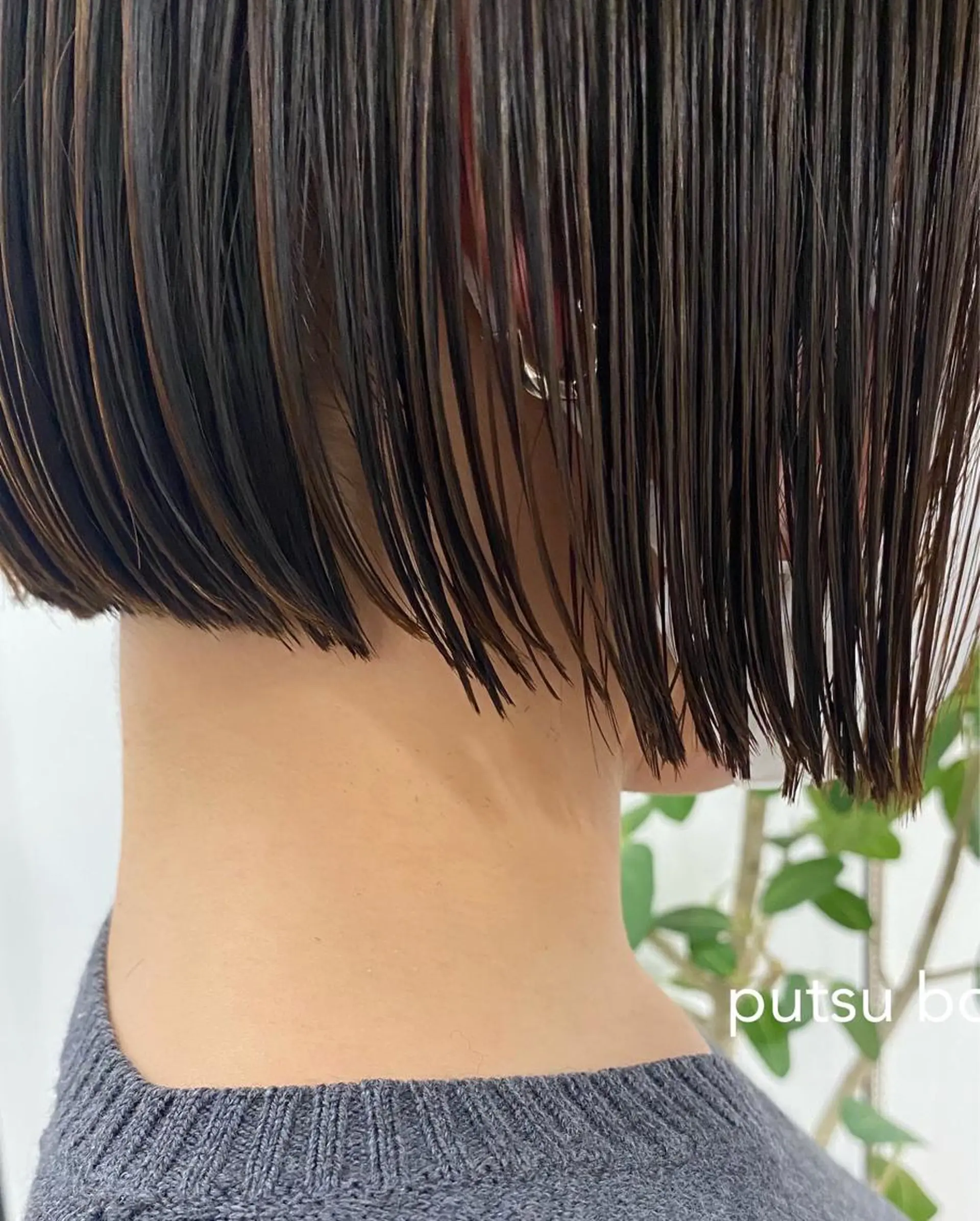 ショート カラー カット ヘアカラー トリートメント センターパート/ 暖色カラーayuのヘアスタイル