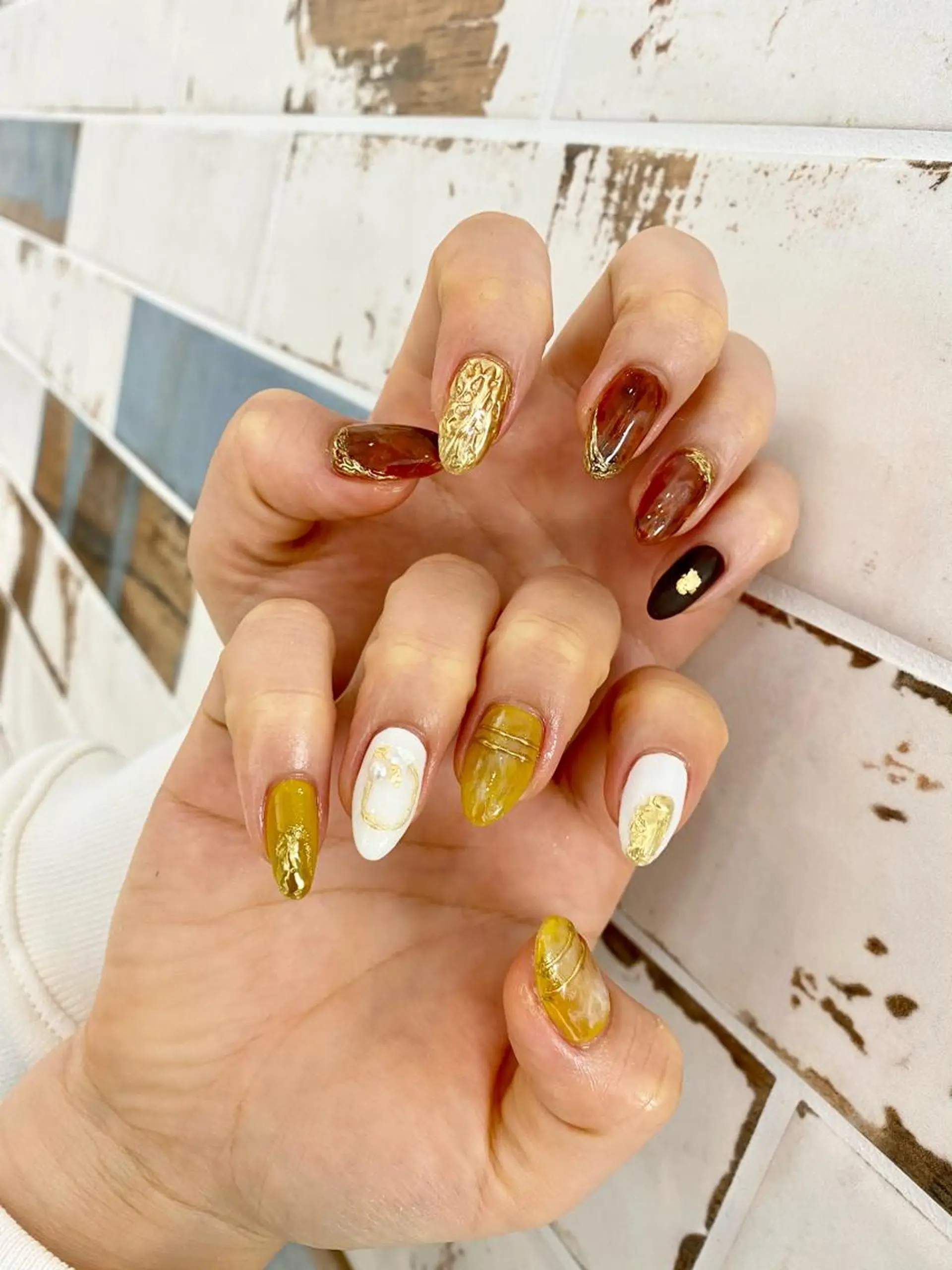 ネイル 持ち込み ニュアンスネイル ハンドネイル フジタ エリカのネイルデザイン