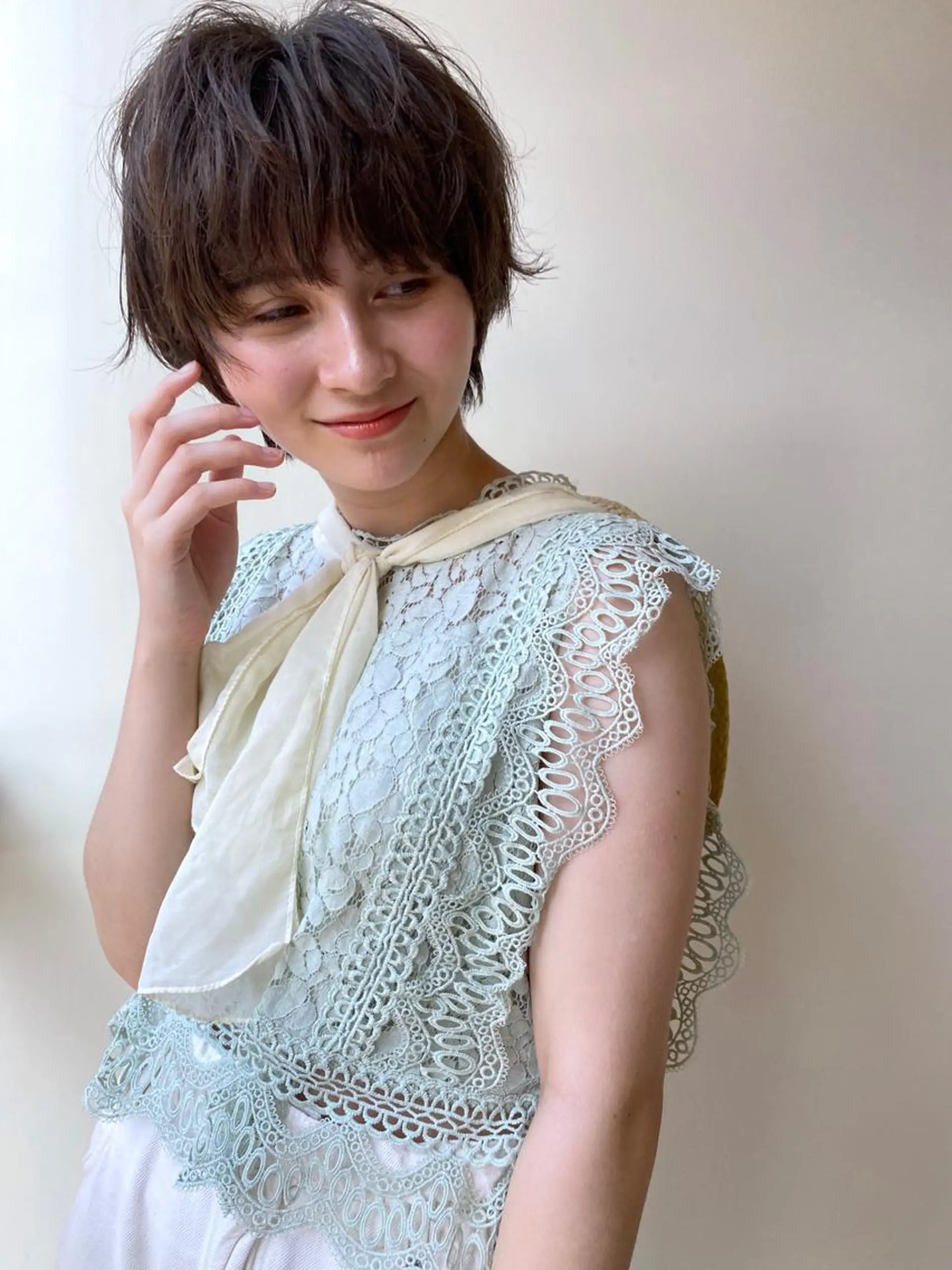 ショート カラー レイヤー/似合わせ TAKUYAのヘアスタイル