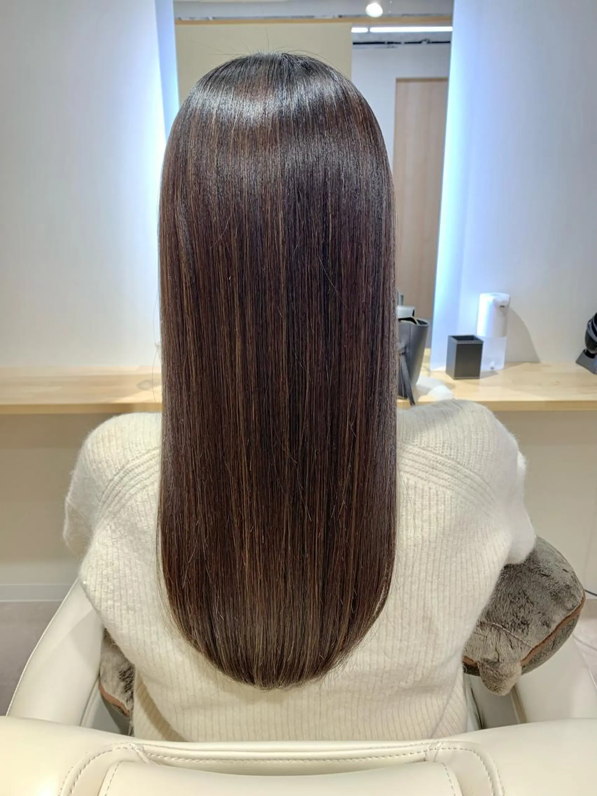 ロング カラー イルミナカラー 髪質改善 ロング トリートメント 酸熱トリートメント ヘアカラー トリートメント 🏆蔵前個室 美容院🏆 大川月央のヘアスタイル