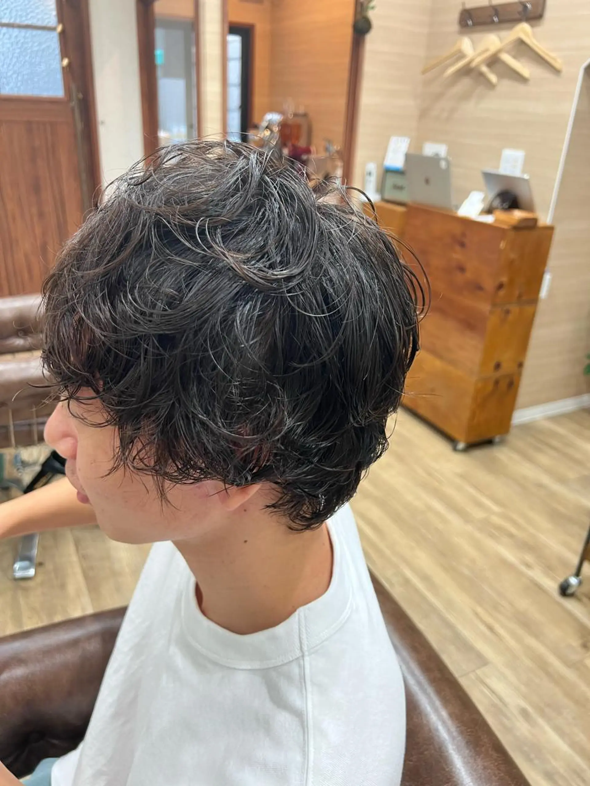 ショート パーマ メンズ メンズパーマ 🍇おぐら めぐみ🍇のヘアスタイル