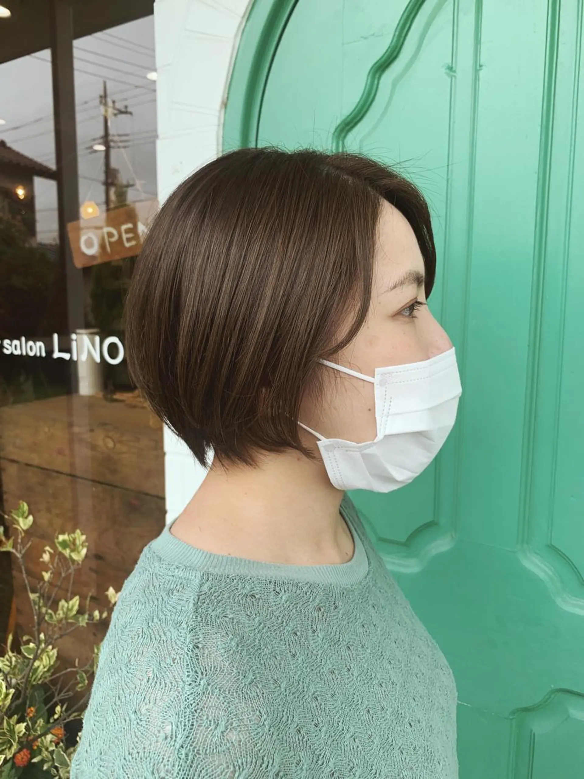 ショート ショートボブ ボブ ショートヘア カット ヘアカラー トリートメント 佐藤 美咲のヘアスタイル