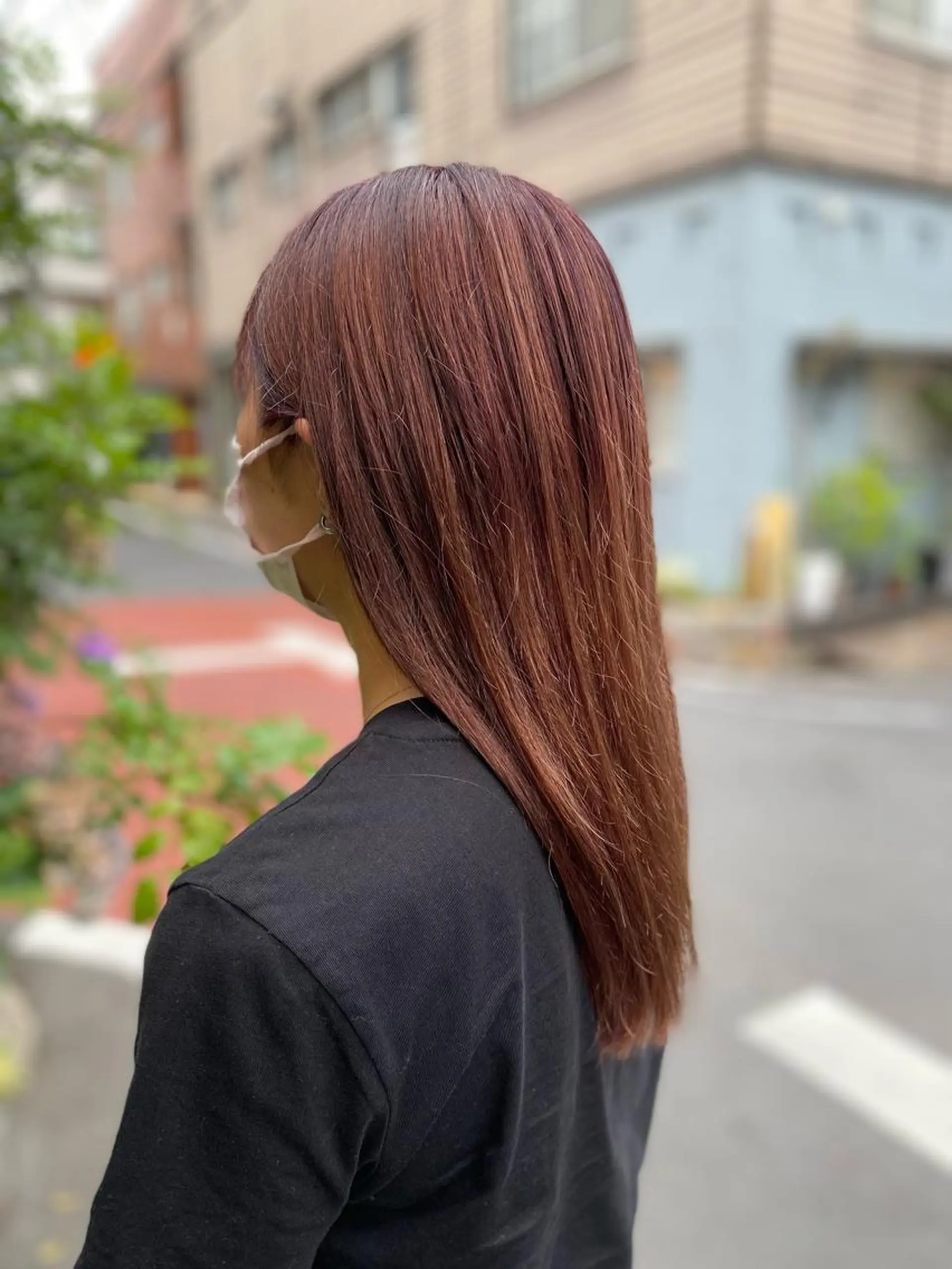 ロング カラー カット ヘアカラー 古西 康裕のヘアスタイル