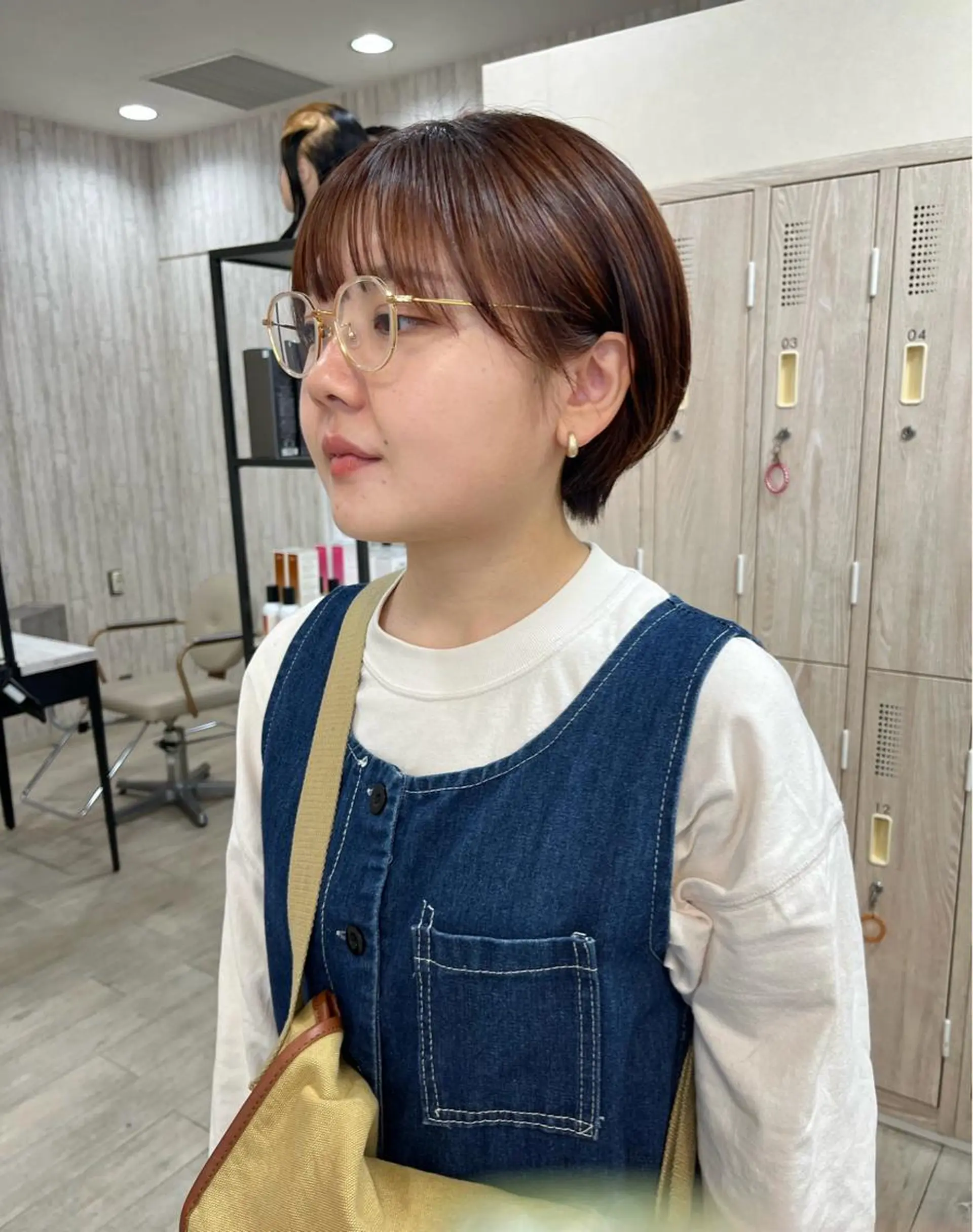 ショート カラー 切りっぱなしボブ ショートボブ ハンサムショート ブラウンカラー オレンジ カット ヘアカラー トリートメント 初めてのショート お任せください✂️のヘアスタイル