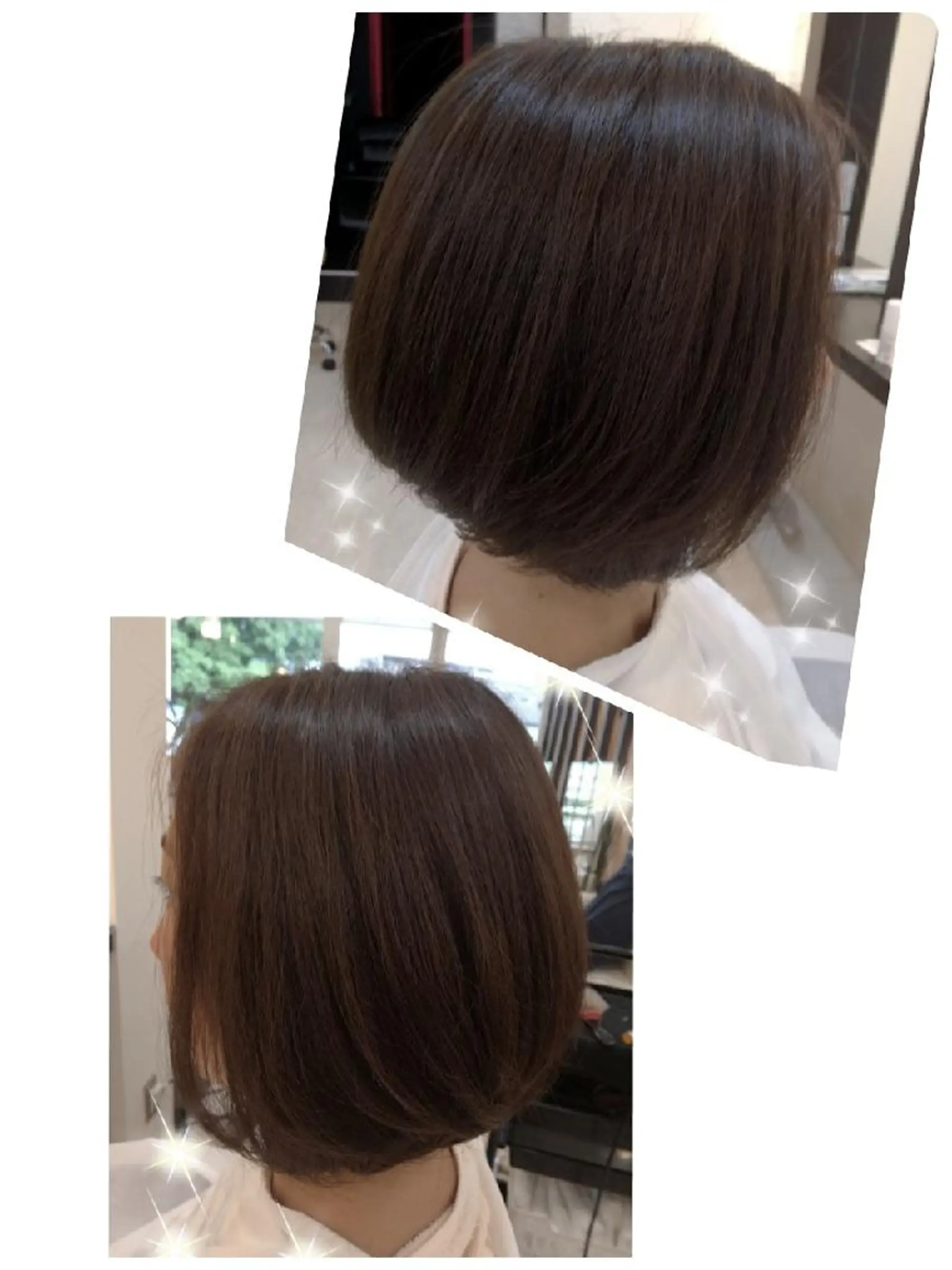 ミディアム カット トリートメント 安藤 理香のヘアスタイル