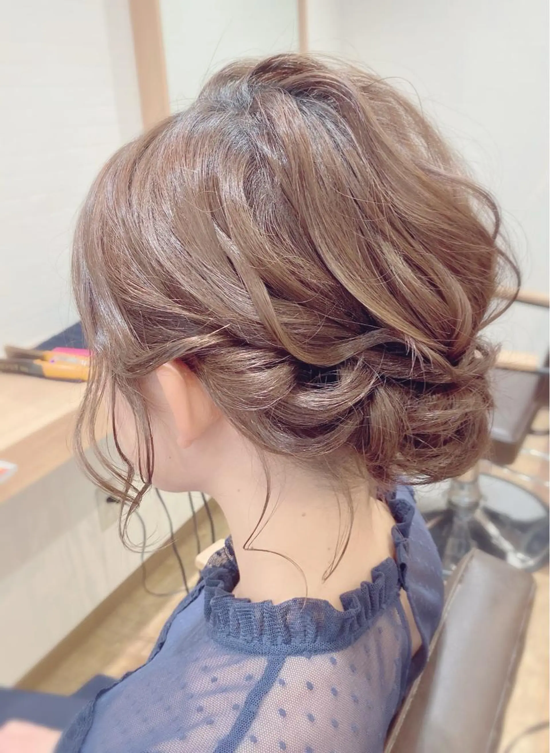 ショート ヘアアレンジ ボブ ヘアセット GRANLUSSO 〜グランルッソ駅前店所属・木口 嘉美のヘアスタイル