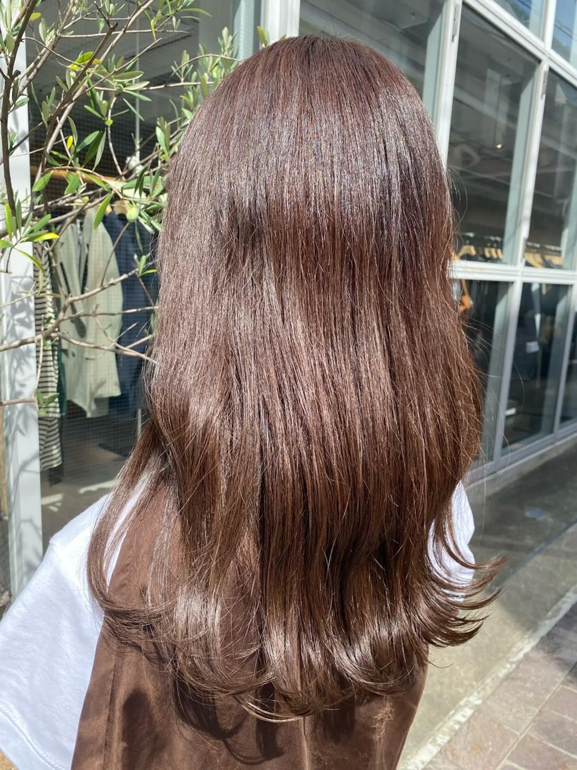 ロング 坂上 立のヘアスタイル