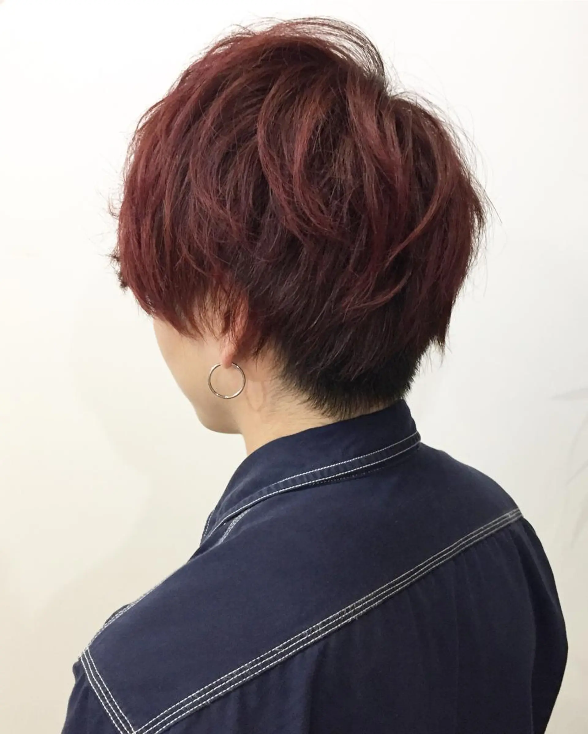 ショート カラー メンズ マッシュ イルミナカラー skin所属・中村 梨沙のマツエク・マツパデザイン