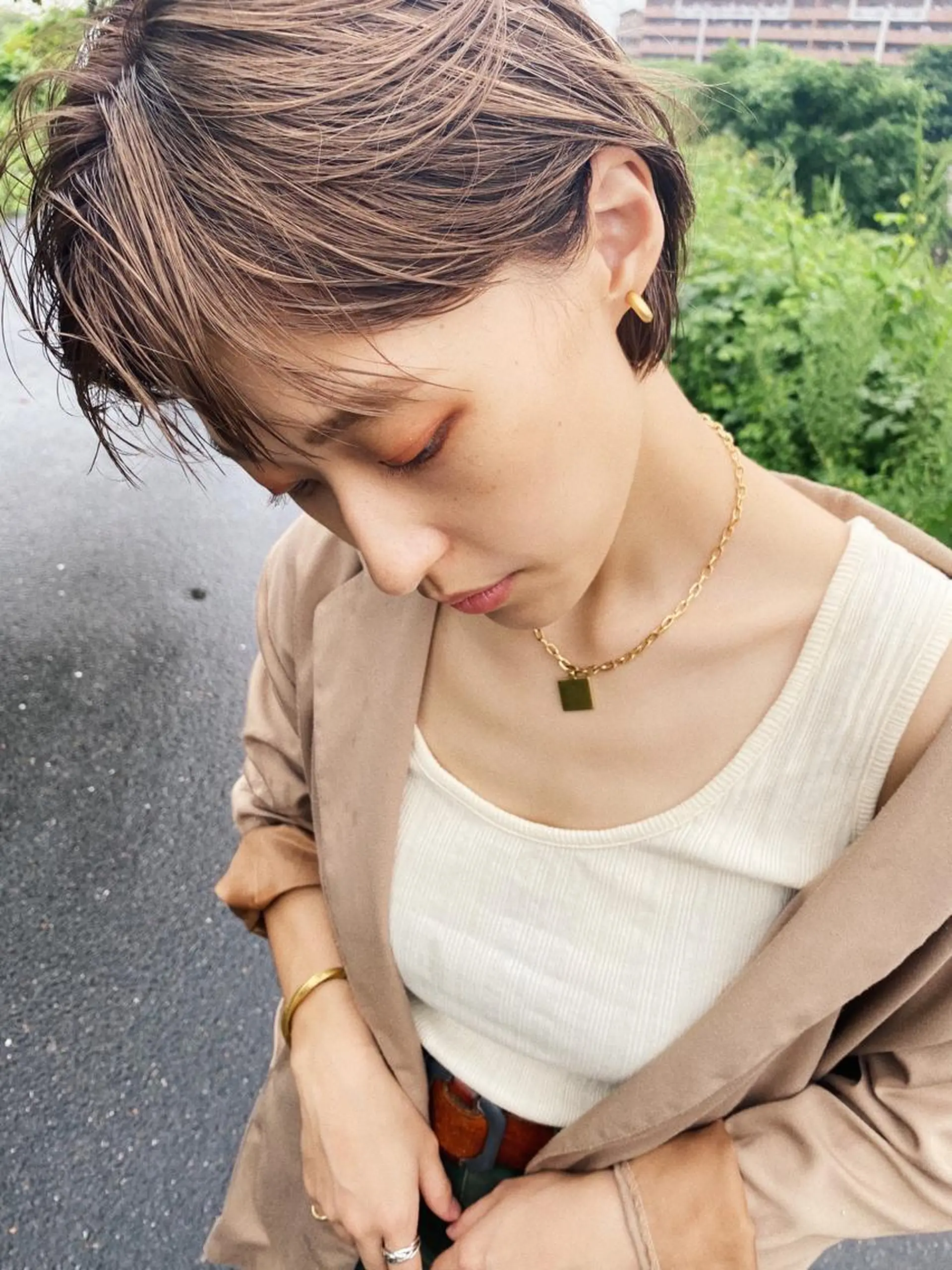 カラー ヘアカラー Cafune juntos YOLO所属・大阪美容師/ スパニスト/東本真菜のヘアスタイル