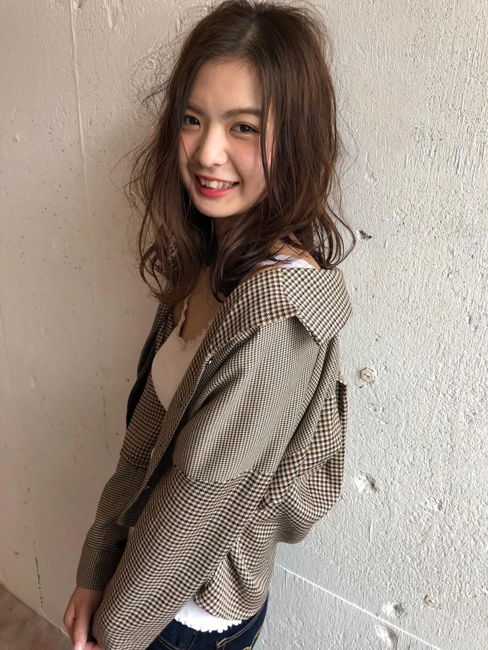 ロング フジサキ ケンのヘアスタイル