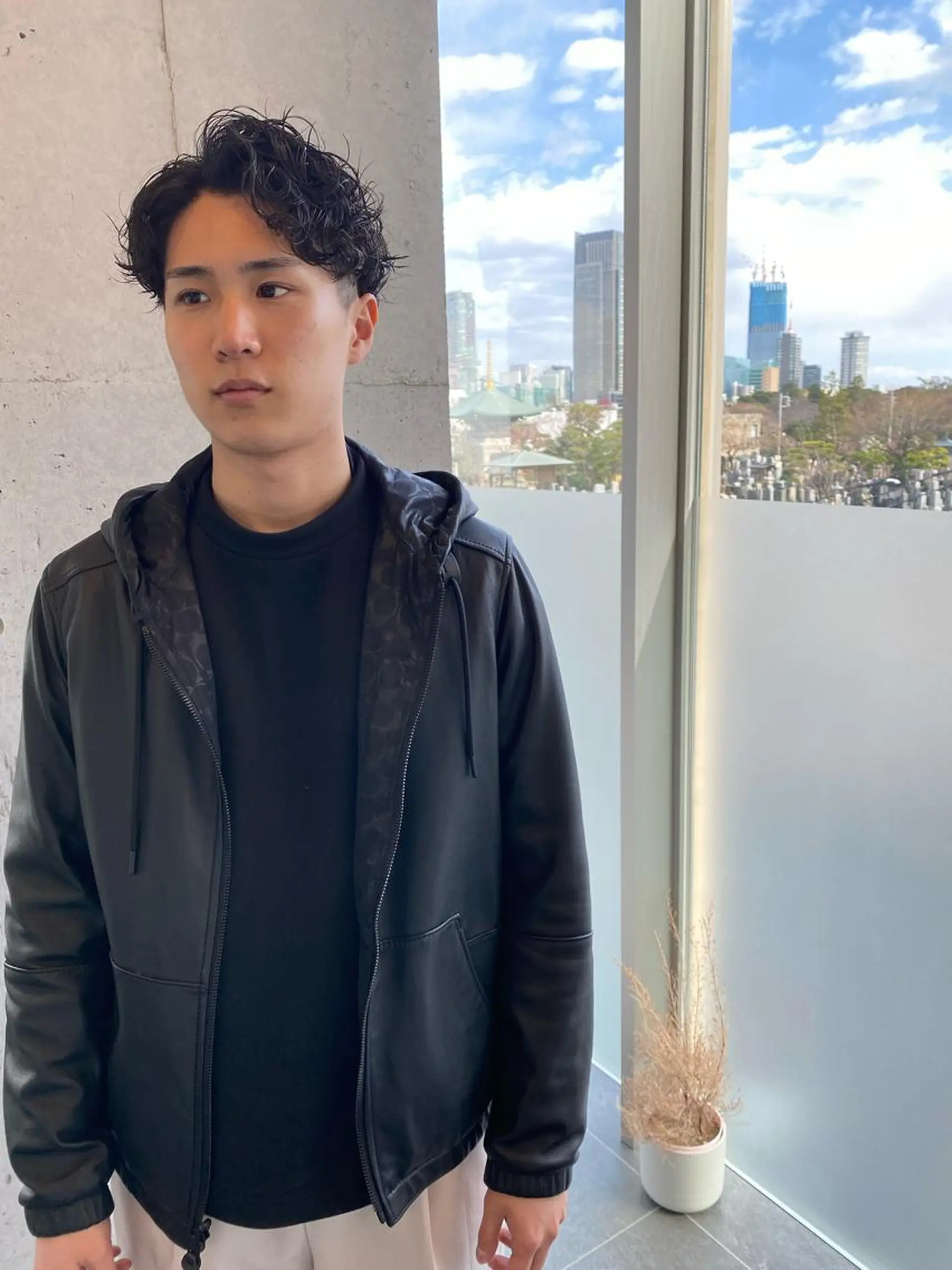 パーマ メンズ YinYang所属・川﨑 章弘のヘアスタイル