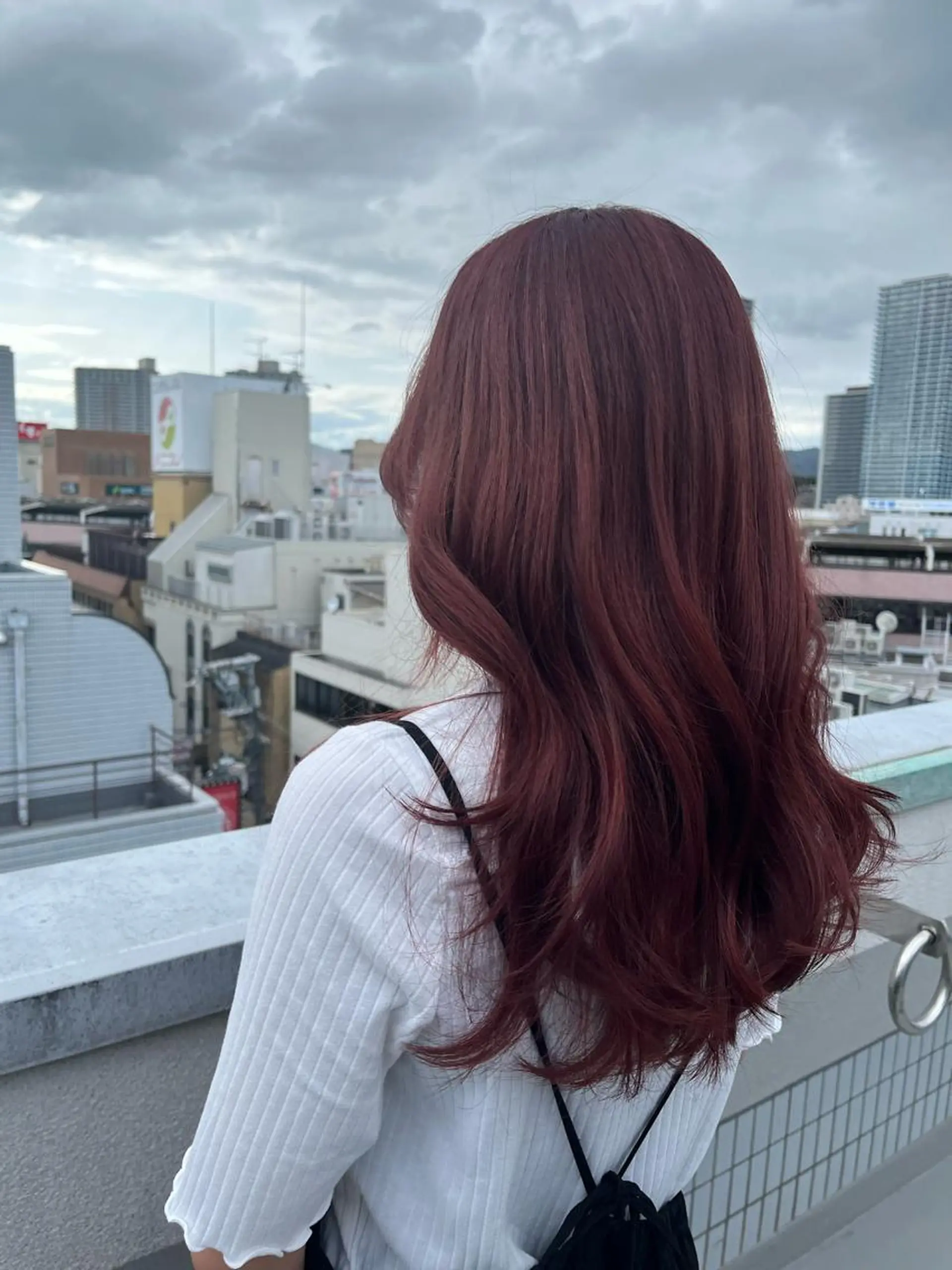 セミロング カラー TIDEHAIR / 韓国ヘア/MOEのヘアスタイル