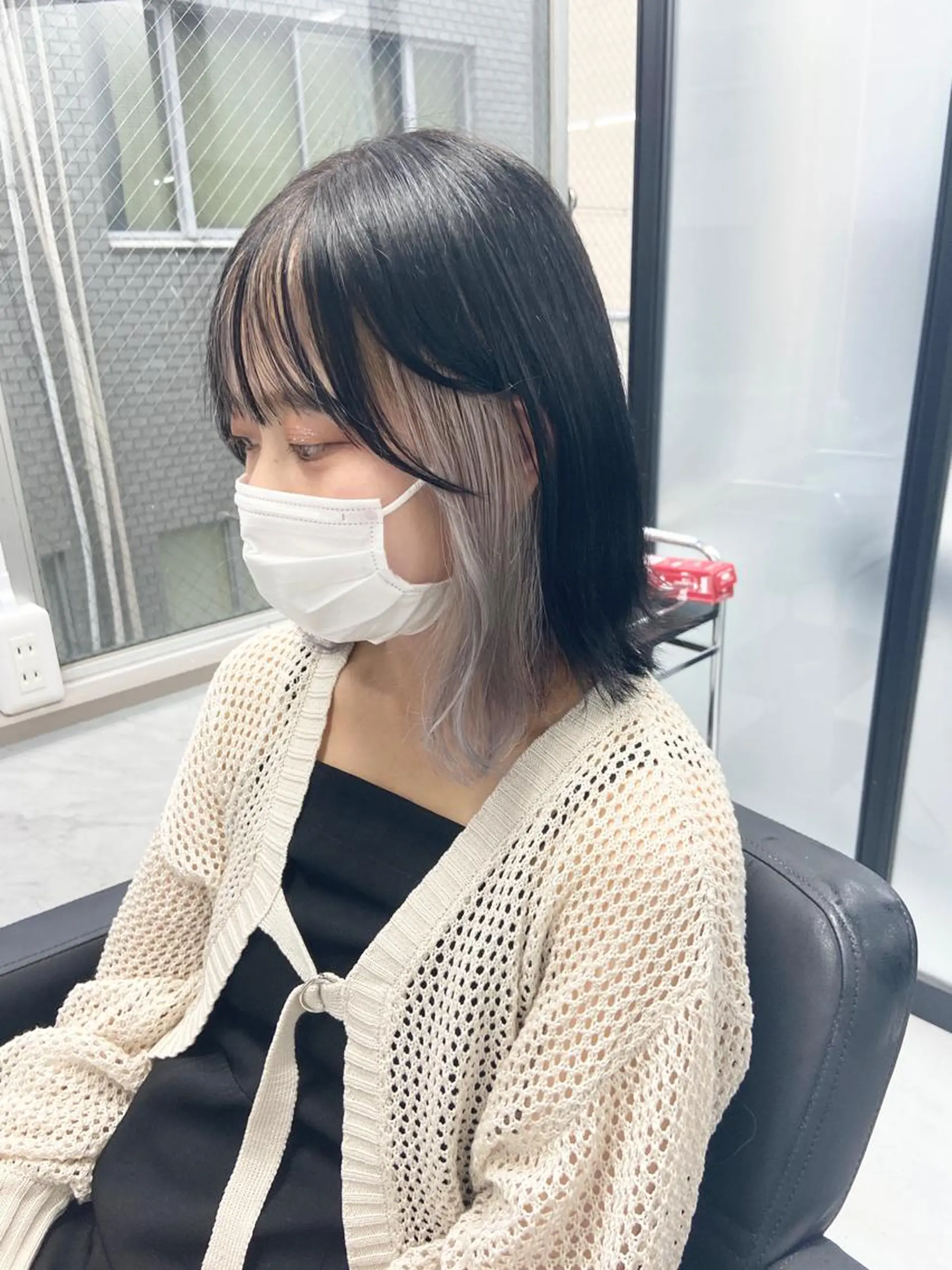 ミディアム カラー ハイトーンカラー ヘアカラー トリートメント ミルボンAujua認定サロン Ria  OSAKA 梅田所属・メンズ特化 Ryuのヘアスタイル