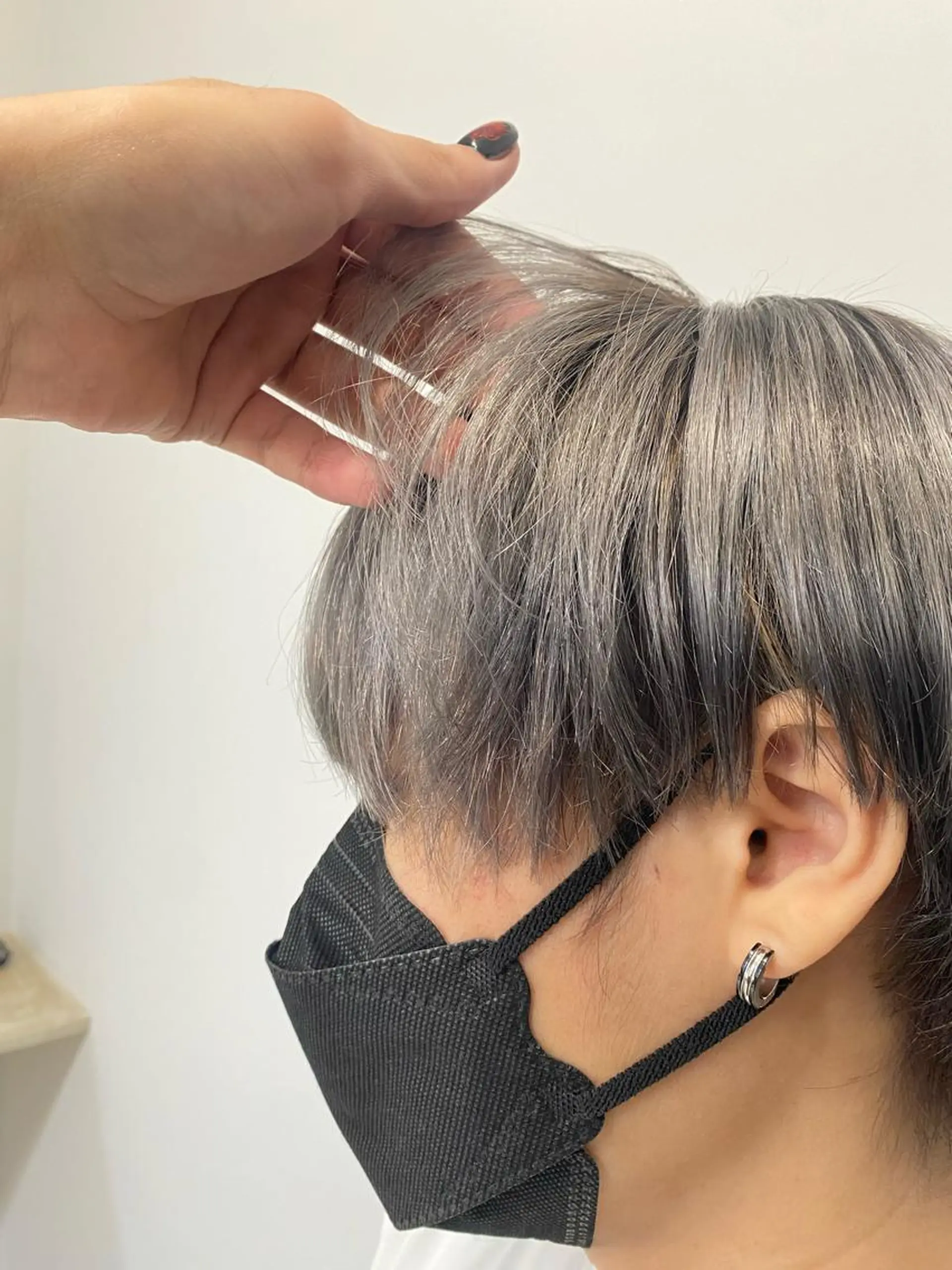 ショート 似合わせカット sunc所属・梅田l大人韓国ヘア レイヤー×艶カラーのヘアスタイル