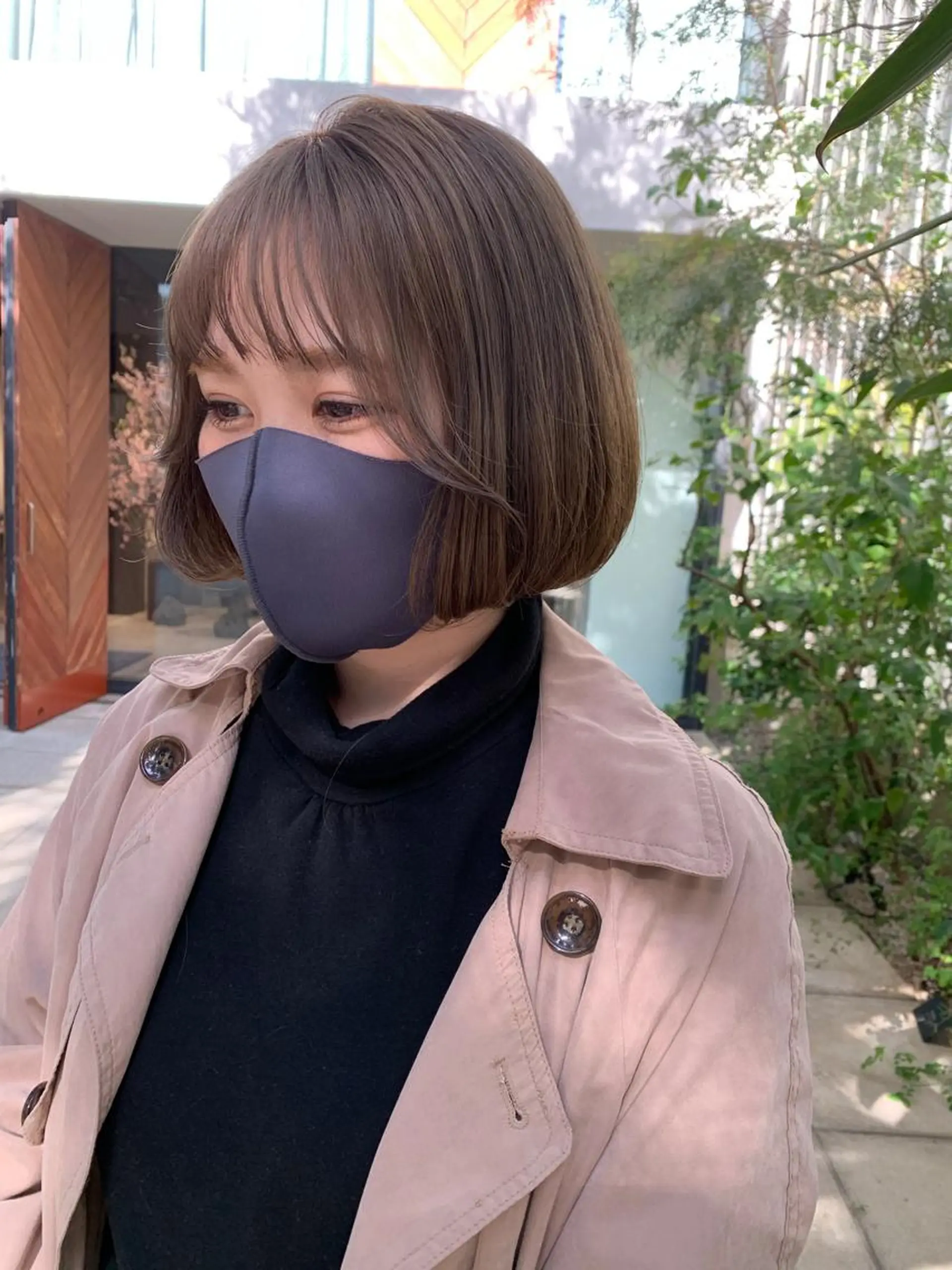 ショート カラー カット ヘアカラー トリートメント ヘッドスパ 透明感/オリーブ/ グレージュ/YUKAのヘアスタイル