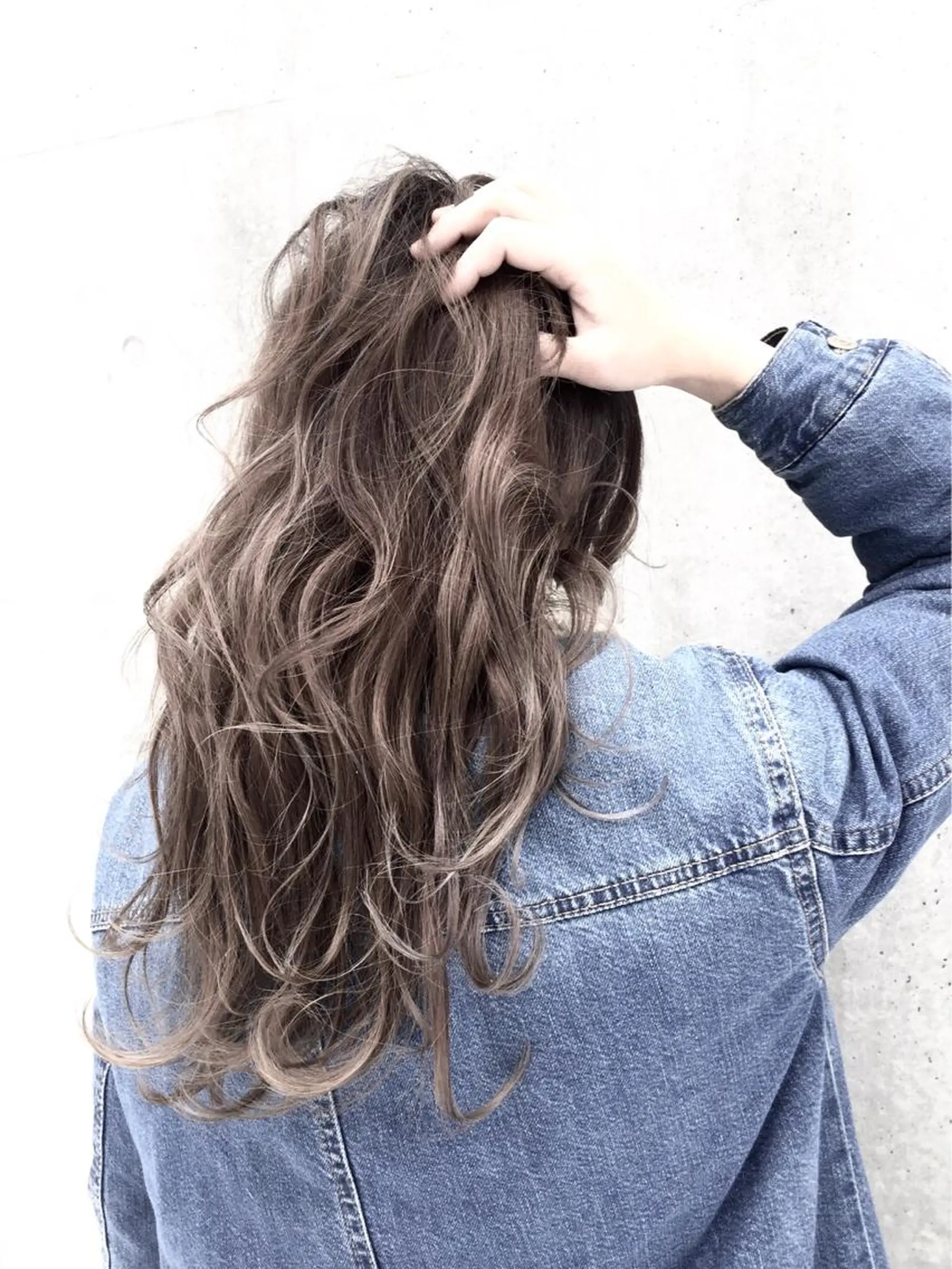 ロング カラー 平川 友希子のヘアスタイル