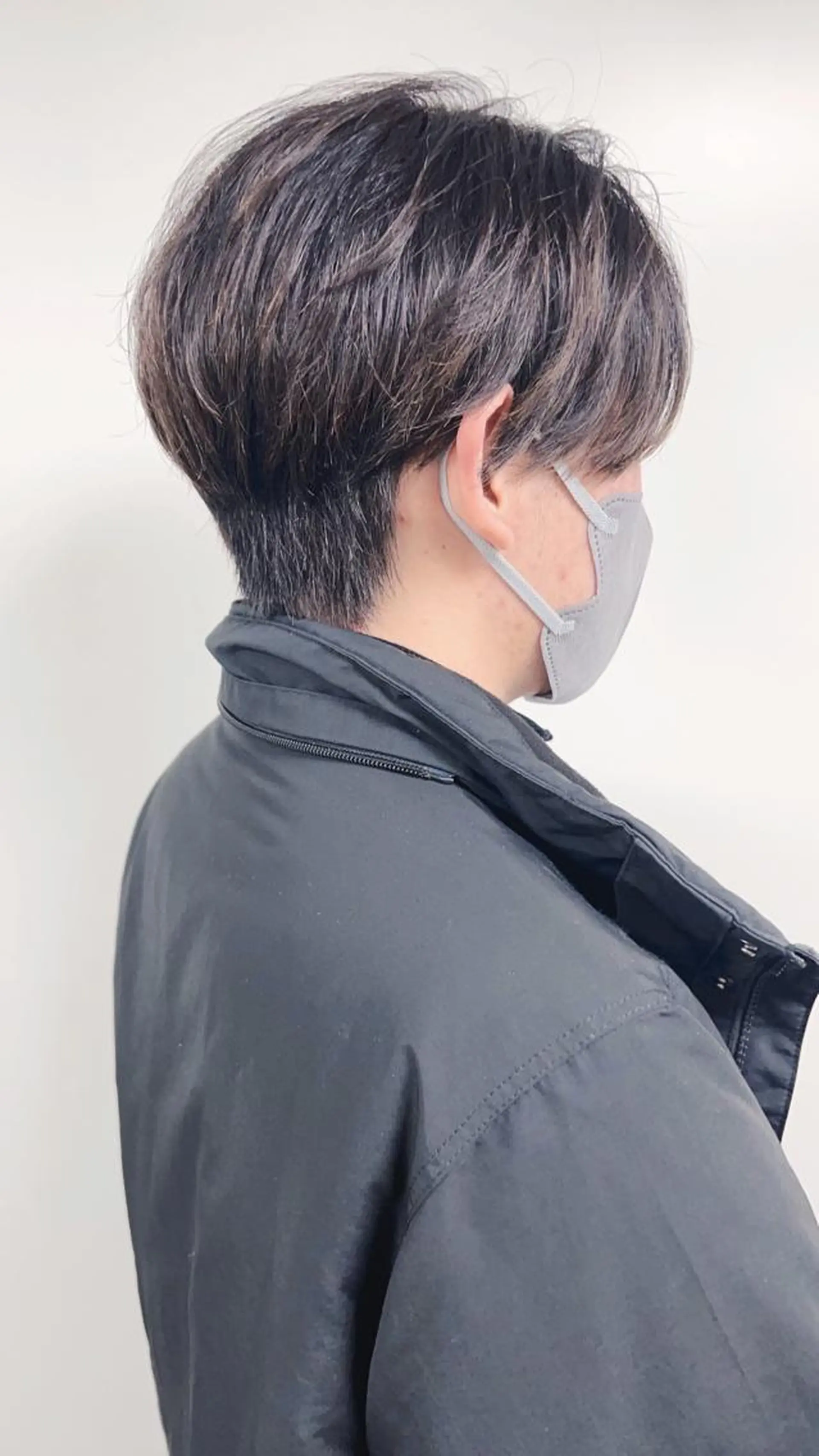 メンズ morio from london所属・松岡彩華 ボブ /グレージュのヘアスタイル