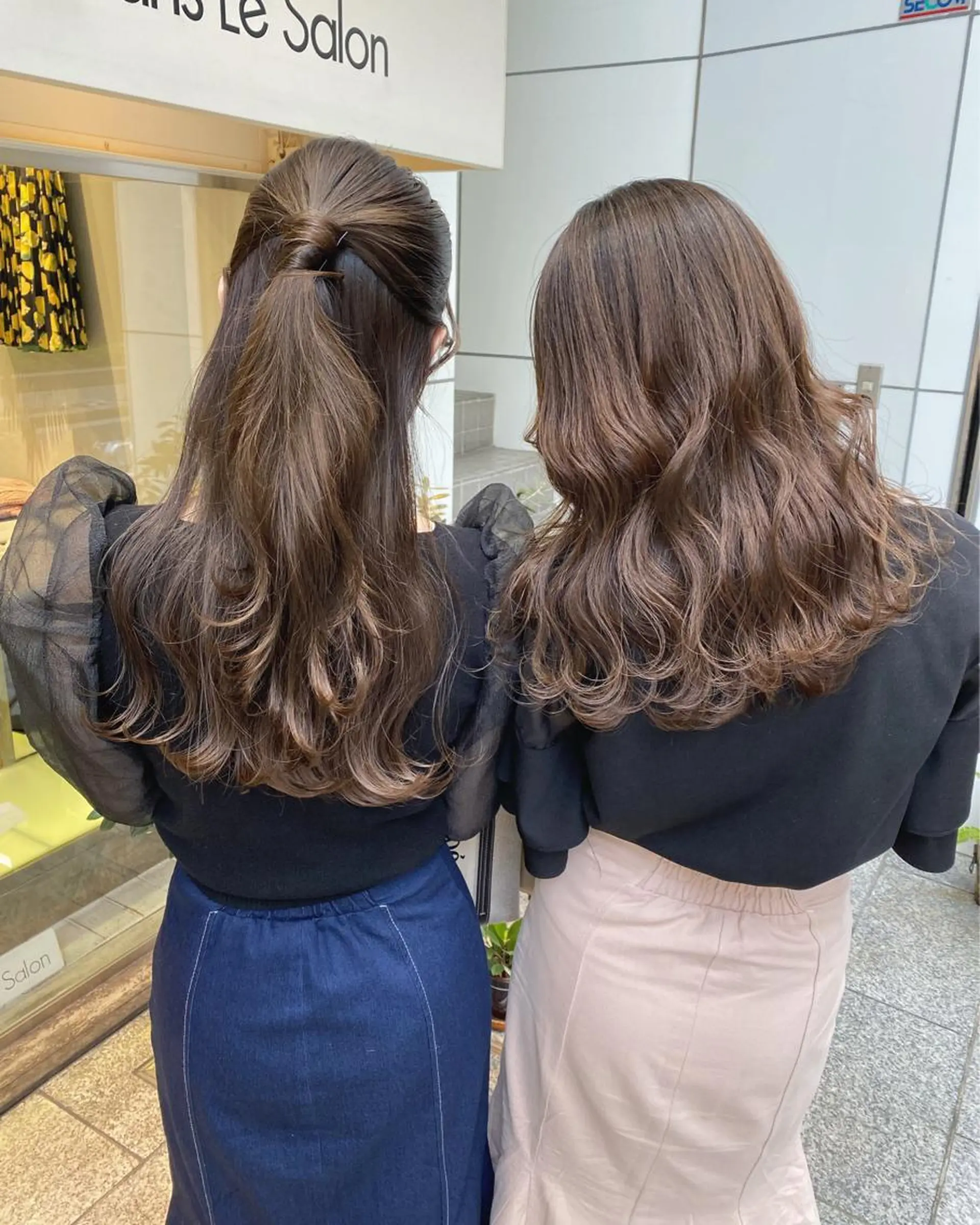 ロング カラー ヘアアレンジ マツエク・マツパ アイブロウ ヘアセット Noah's　Ark所属・透明感カラー🫧ヘア セット🫧松本菜月の眉毛・アイブロウイメージ