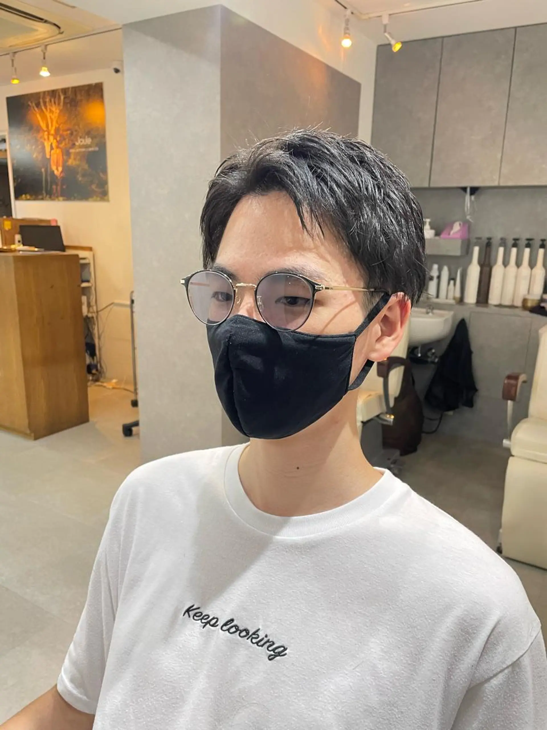 メンズ 🐬脱白髪染めカラー 清水大世🐬のヘアスタイル