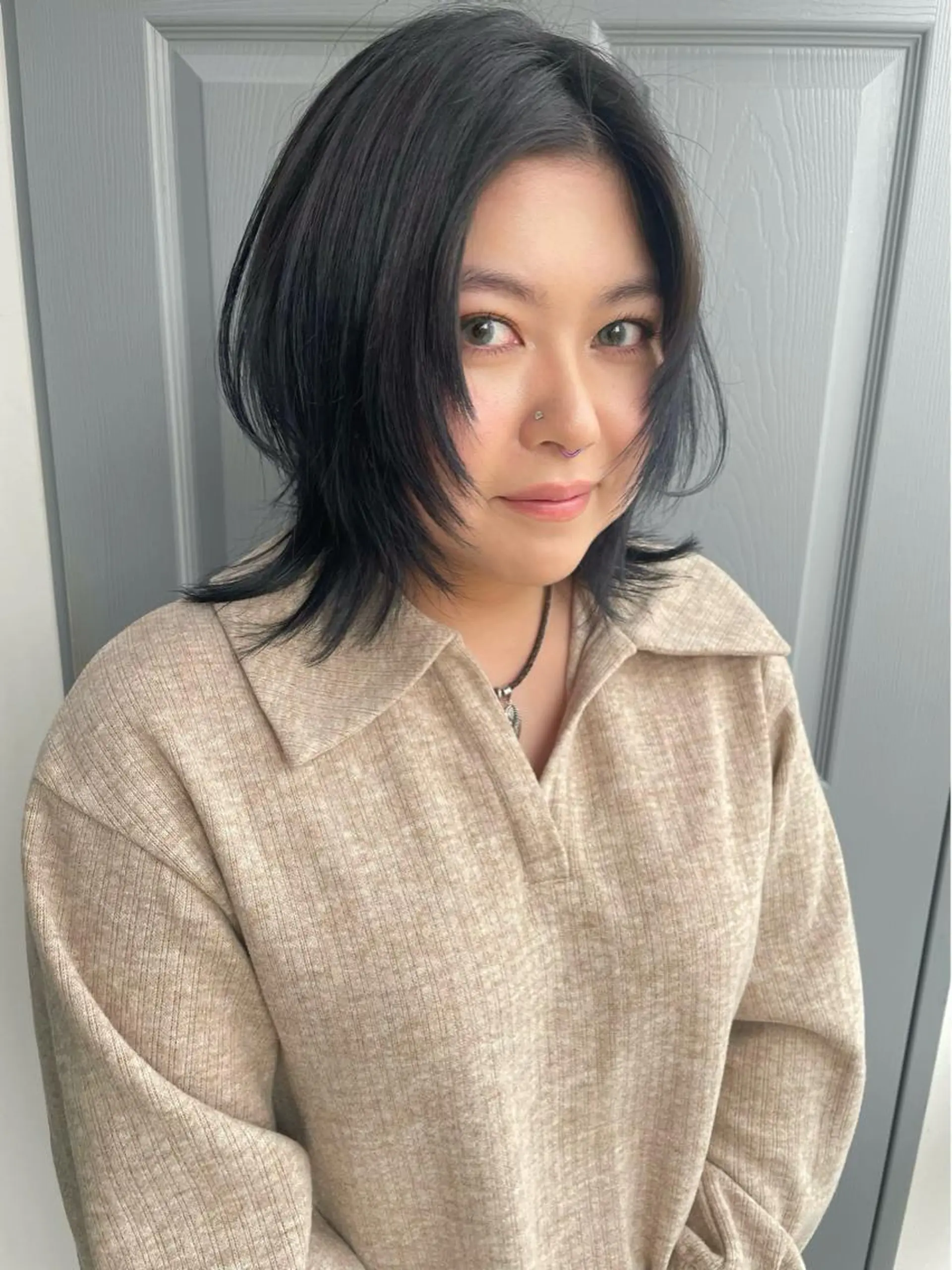 ミディアム 顔周りカット ウルフカット ヘアカラー RAWR　Hair Brio所属・髪質改善/ブリーチ /ユウキ🫧🌸のヘアスタイル