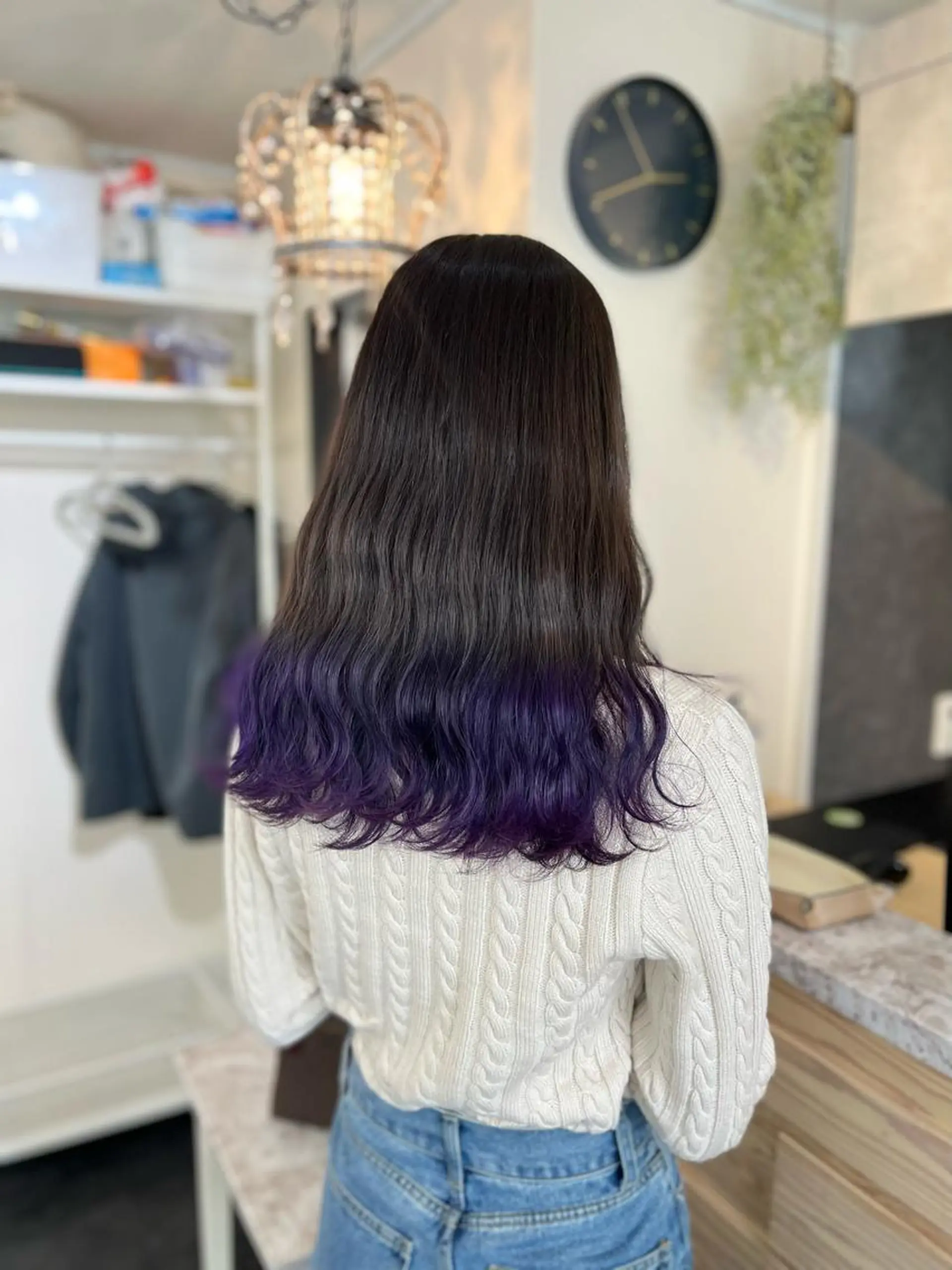 ロング カラー バイオレットカラー ヘアカラー トリートメント wavi hair所属・後藤 ユウキ/髪質改善🫧のヘアスタイル