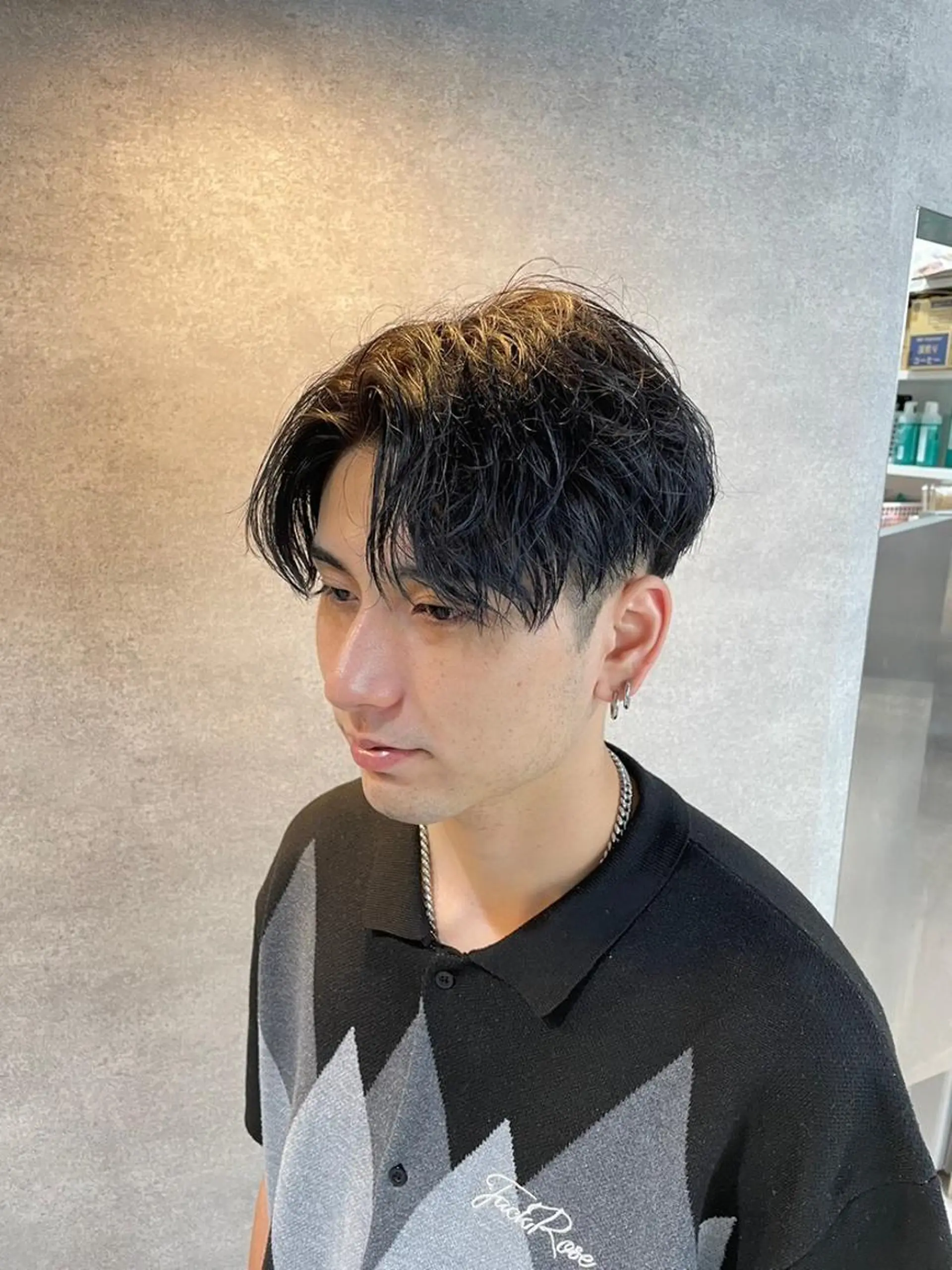 メンズ ♡くすみトレンド ♡Rikutoのヘアスタイル