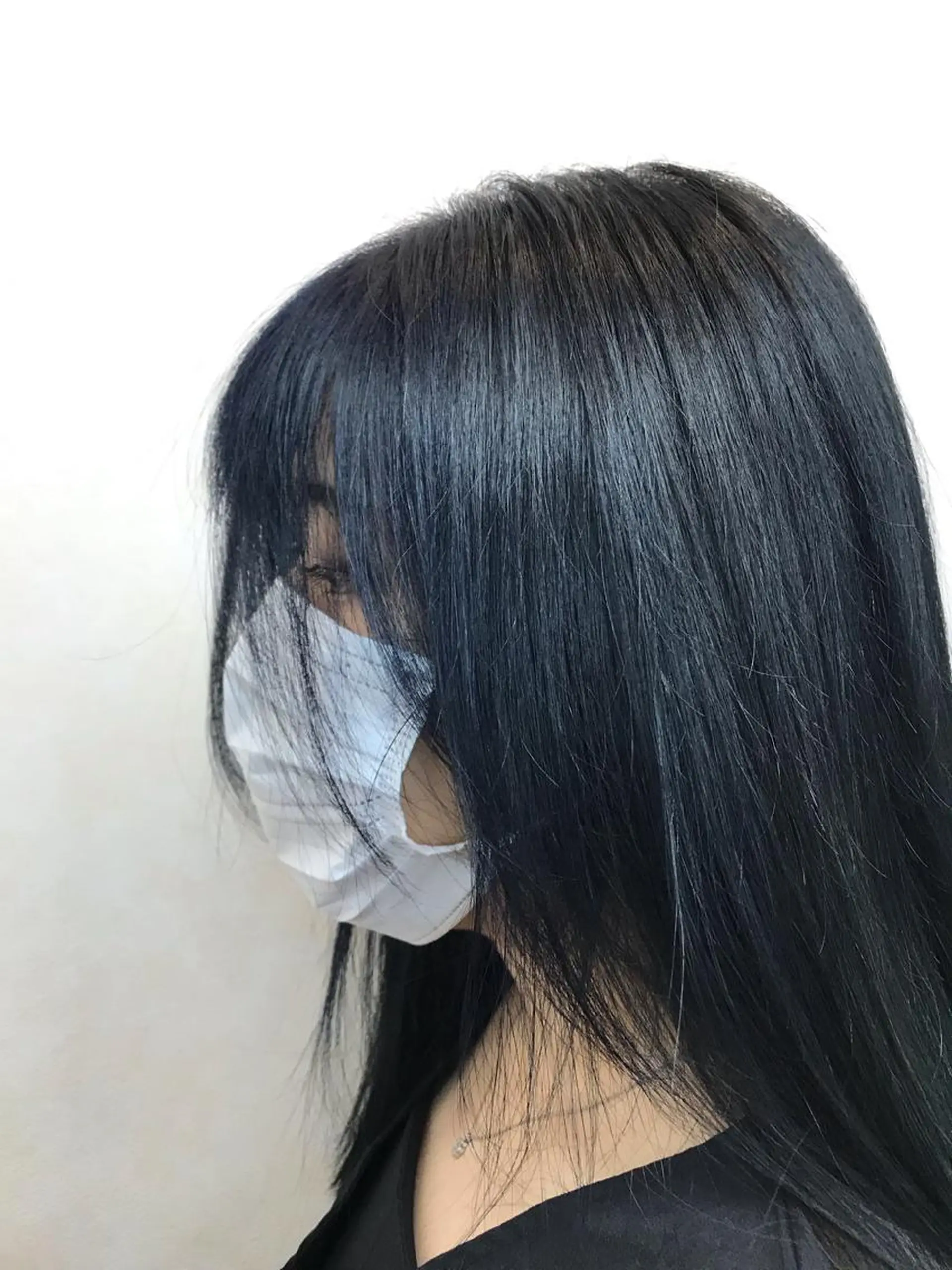 セミロング カラー 桧山 真のヘアスタイル