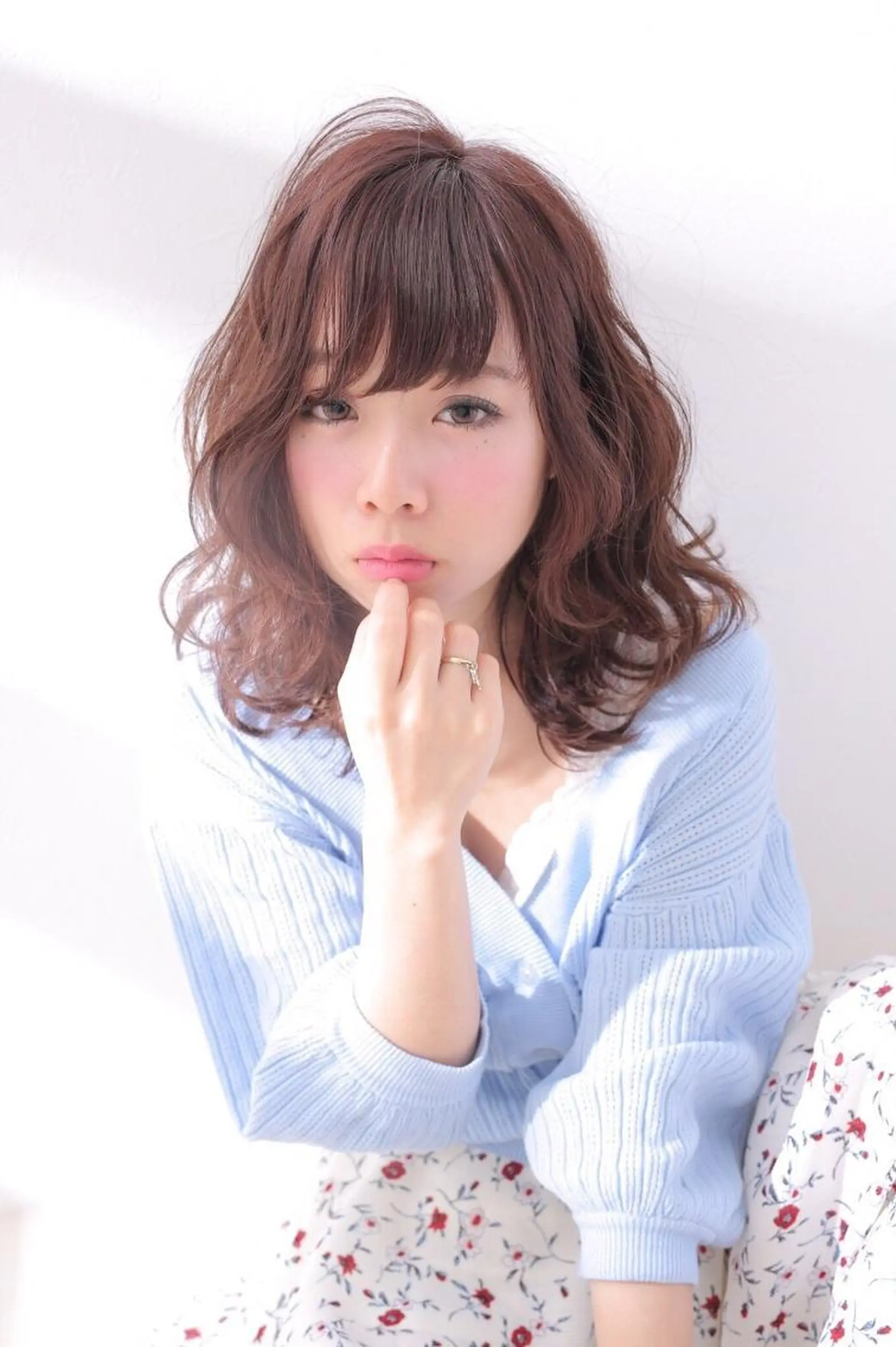 カラー due hair 京都駅前店 MILBON オージュア認定サロン【デューヘアー】所属・ハイトーンブリーチ 土坂 由志【京都】のヘアスタイル