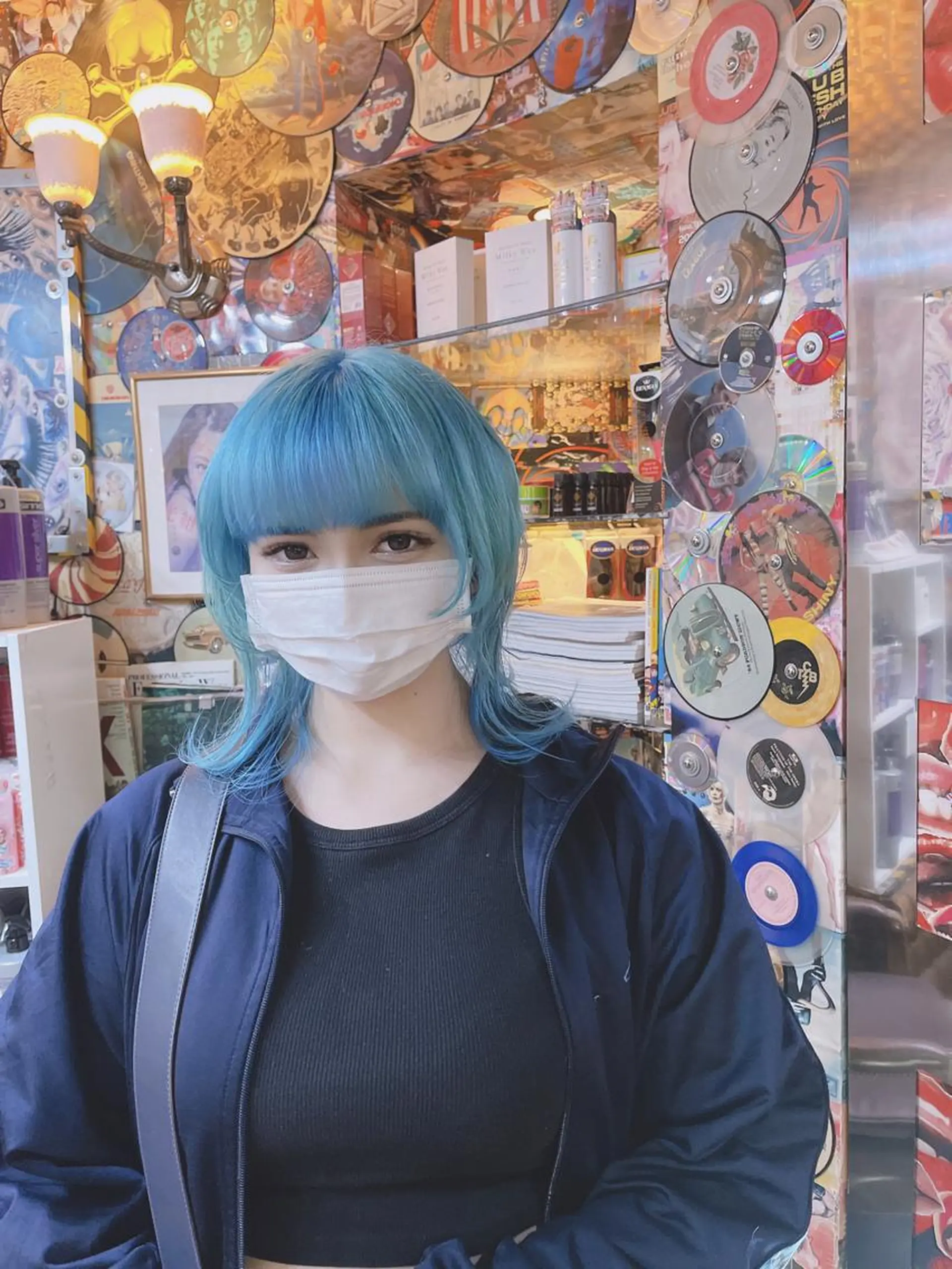 ミディアム カラー ヘアアレンジ ブリーチ ウルフカット haco+所属・🌈派手髪エクステ ブレイズ🌈ひろとのヘアスタイル