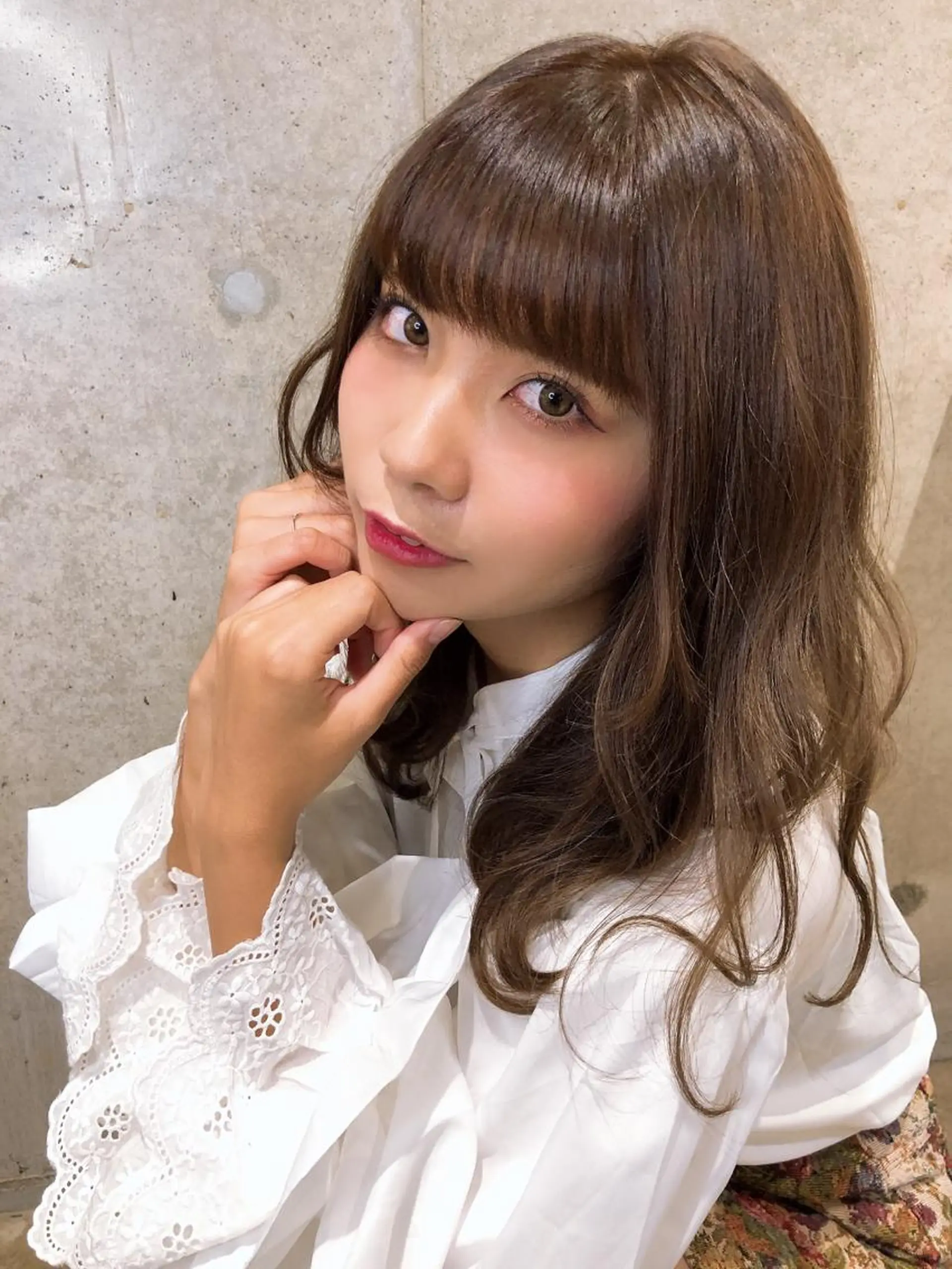 セミロング カラー ヘアカラー LA KING GINZA TOKYO所属・🧡ショートの達人 🧡SHOのヘアスタイル