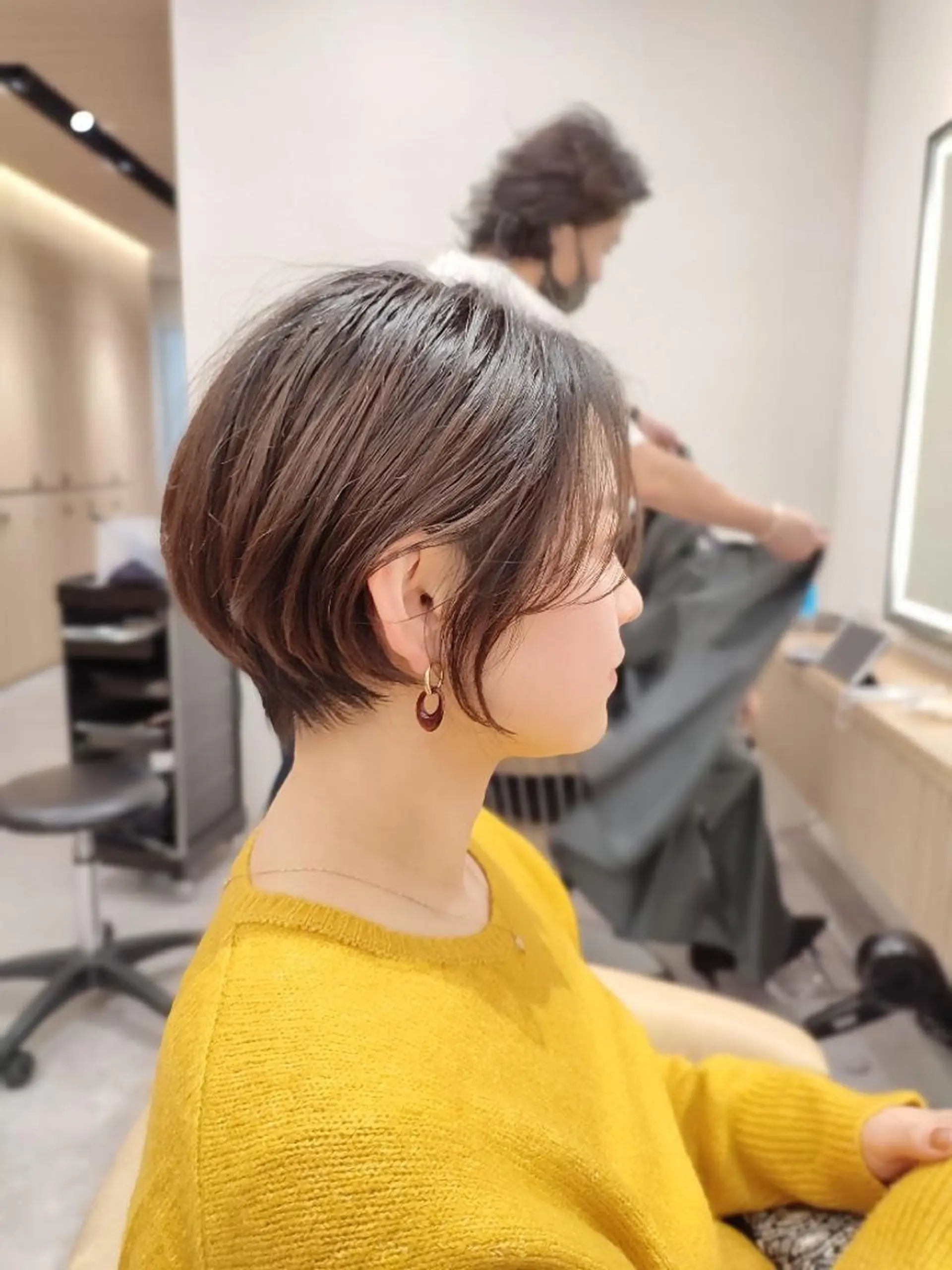 ショート ショートヘア 【似合わせ・レイヤー ・パーマ】海気のヘアスタイル