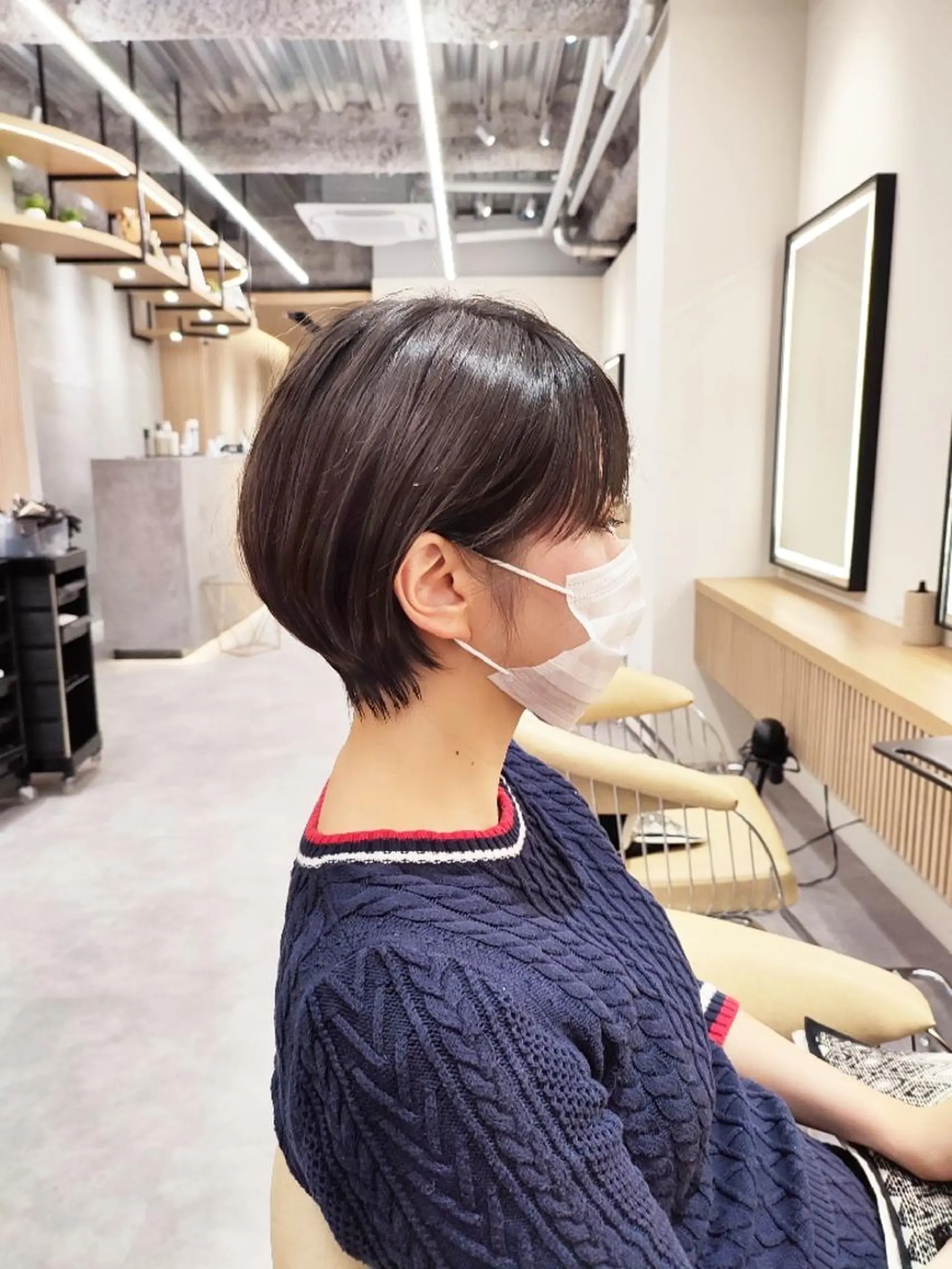 ショート ショートヘア 【似合わせ・レイヤー ・パーマ】海気のヘアスタイル