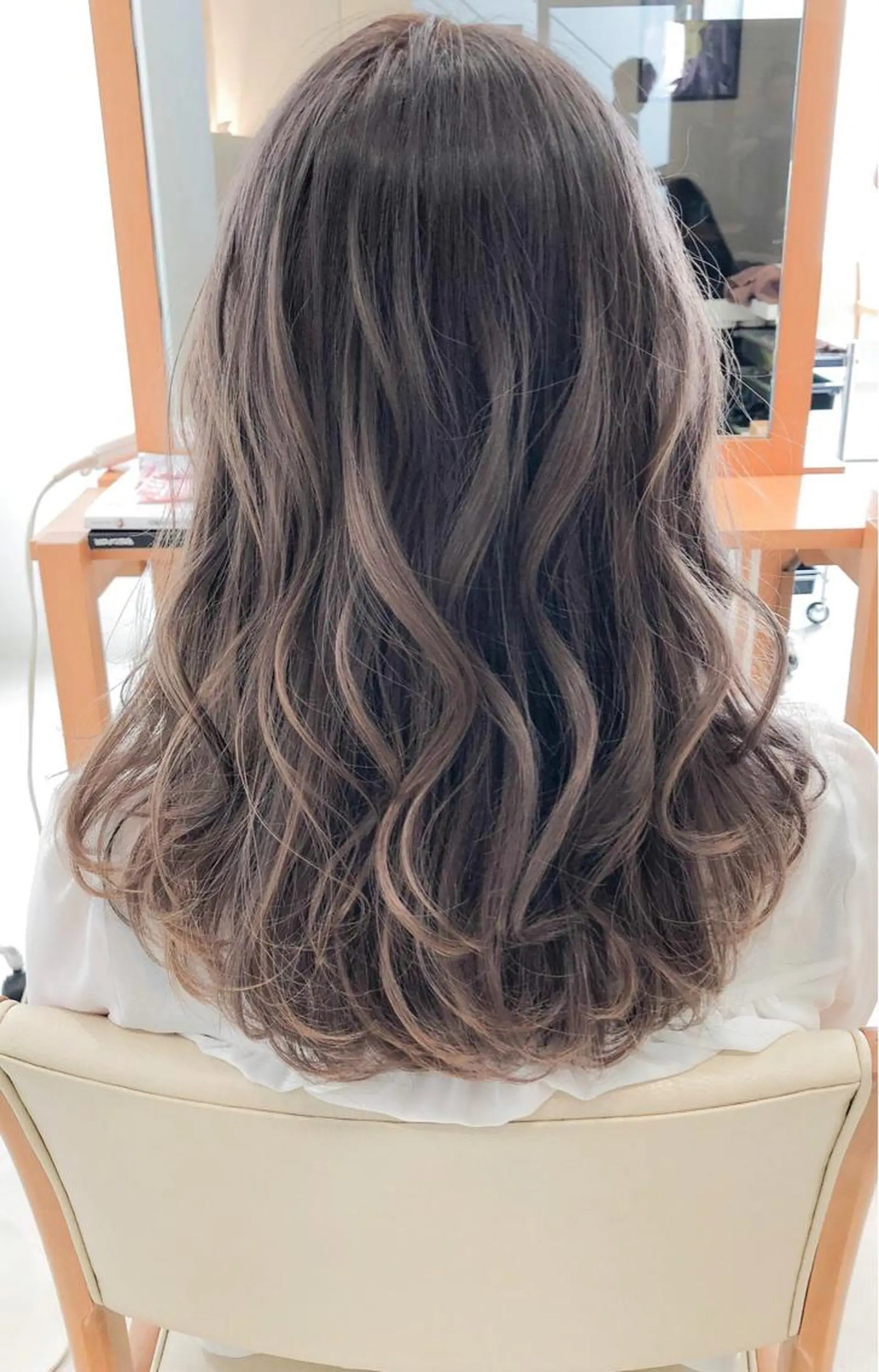 ロング カラー ヘアアレンジ モテ髪透明感❤️ デイズヘアカラーのヘアスタイル