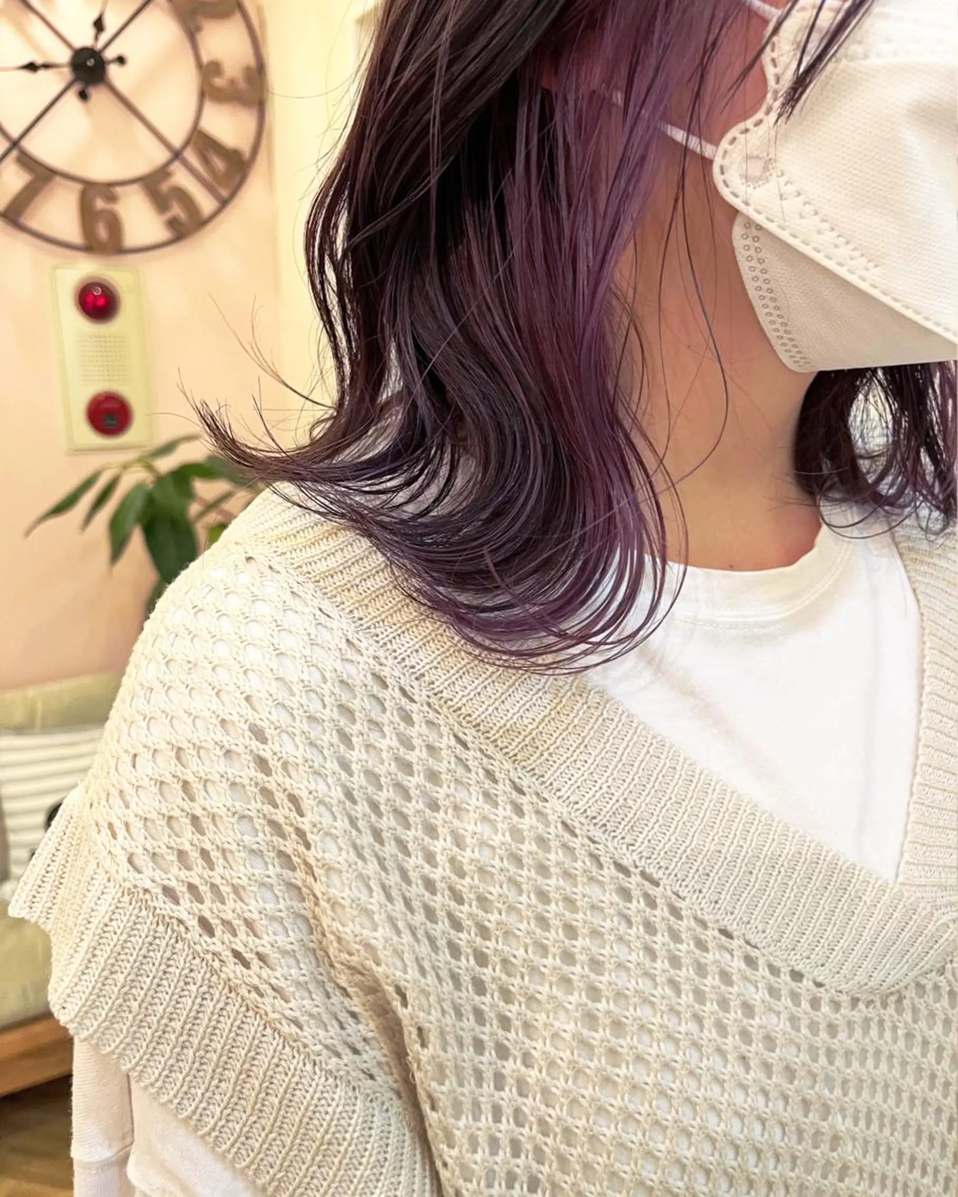 セミロング カラー ヘアアレンジ ブリーチなし/ レイヤー🌿runaのヘアスタイル