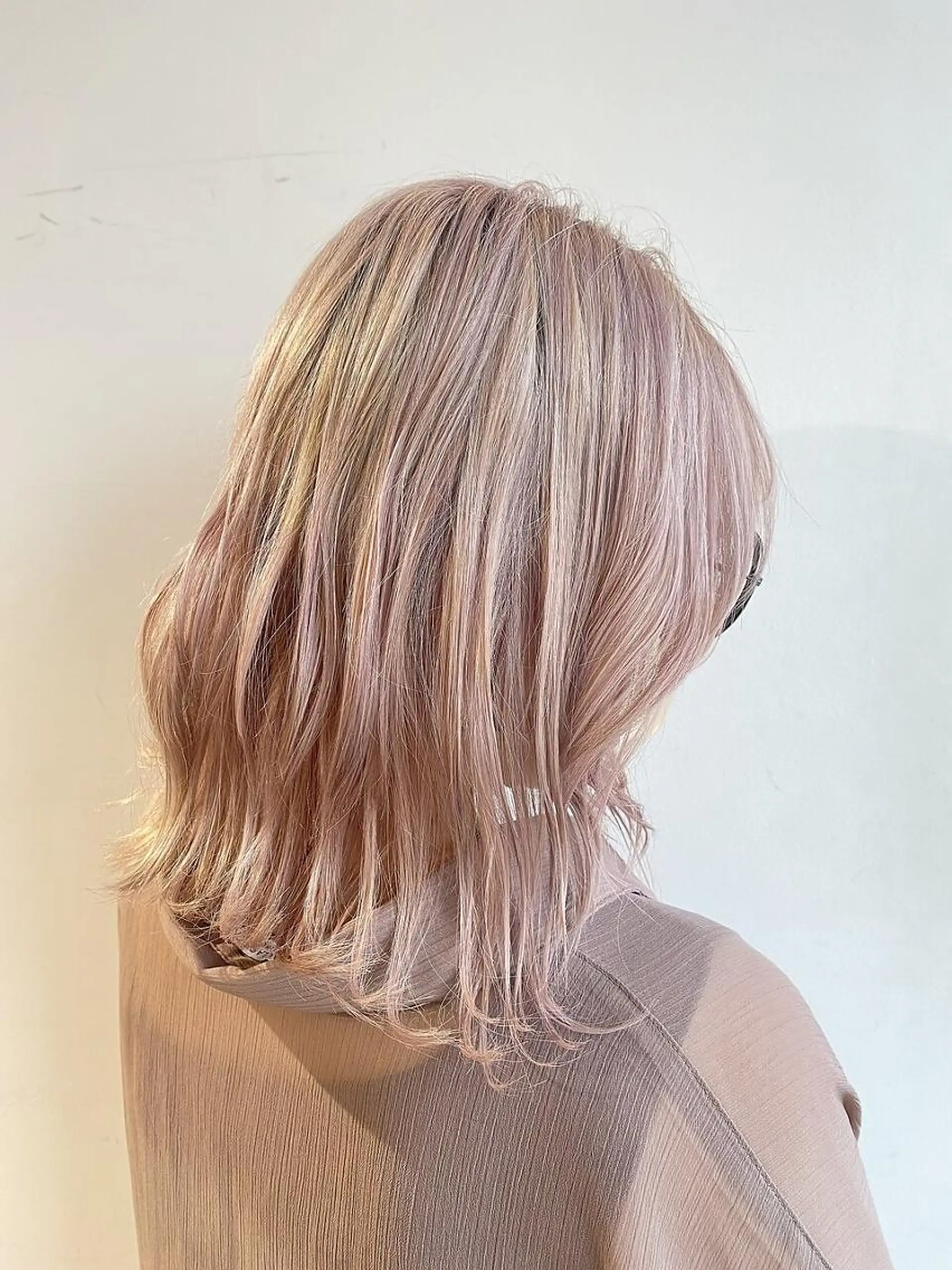 ミディアム ヘアカラー トリートメント メンズパーマ/ メンズカット/タクヤのヘアスタイル