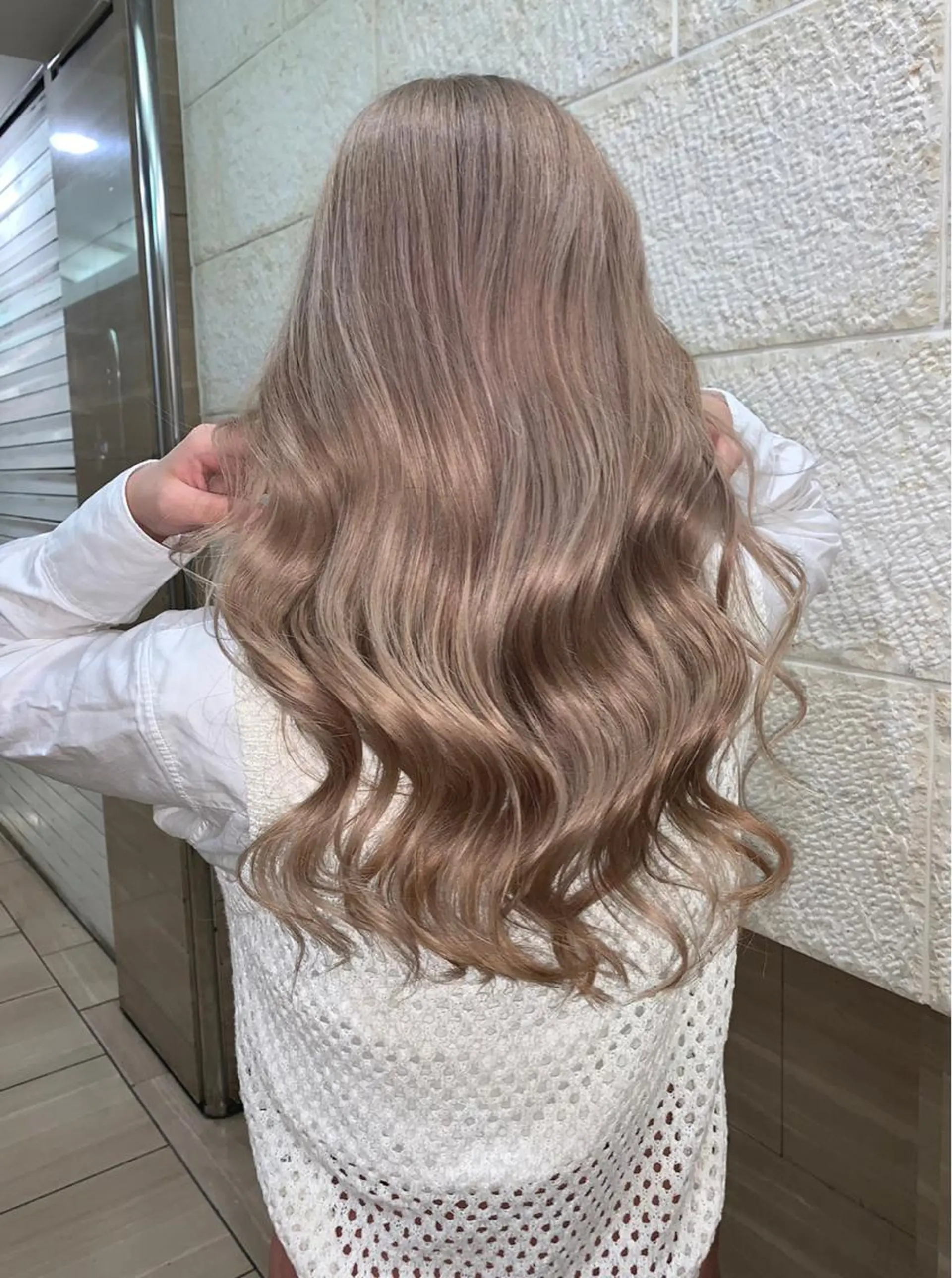 ロング ヘアカラー トリートメント Selene 難波店 店長SHINTANIのヘアスタイル