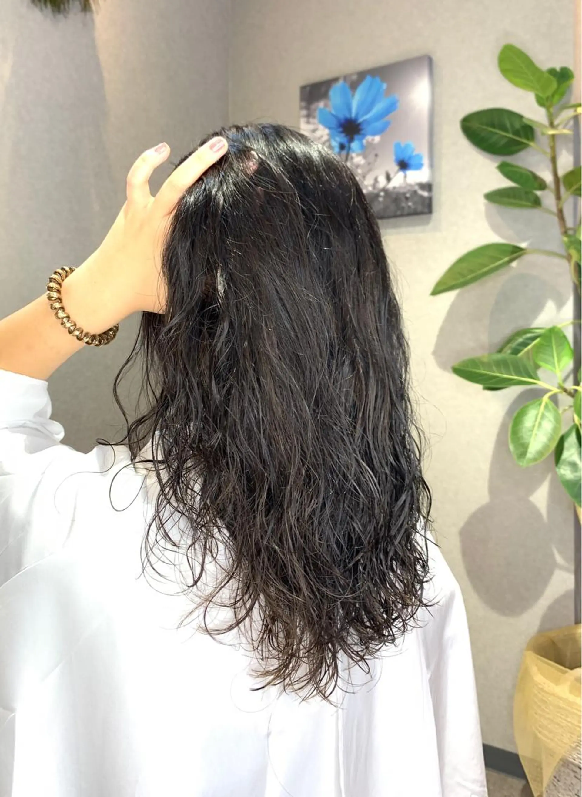 ミディアム パーマ 山本 貴弘のヘアスタイル