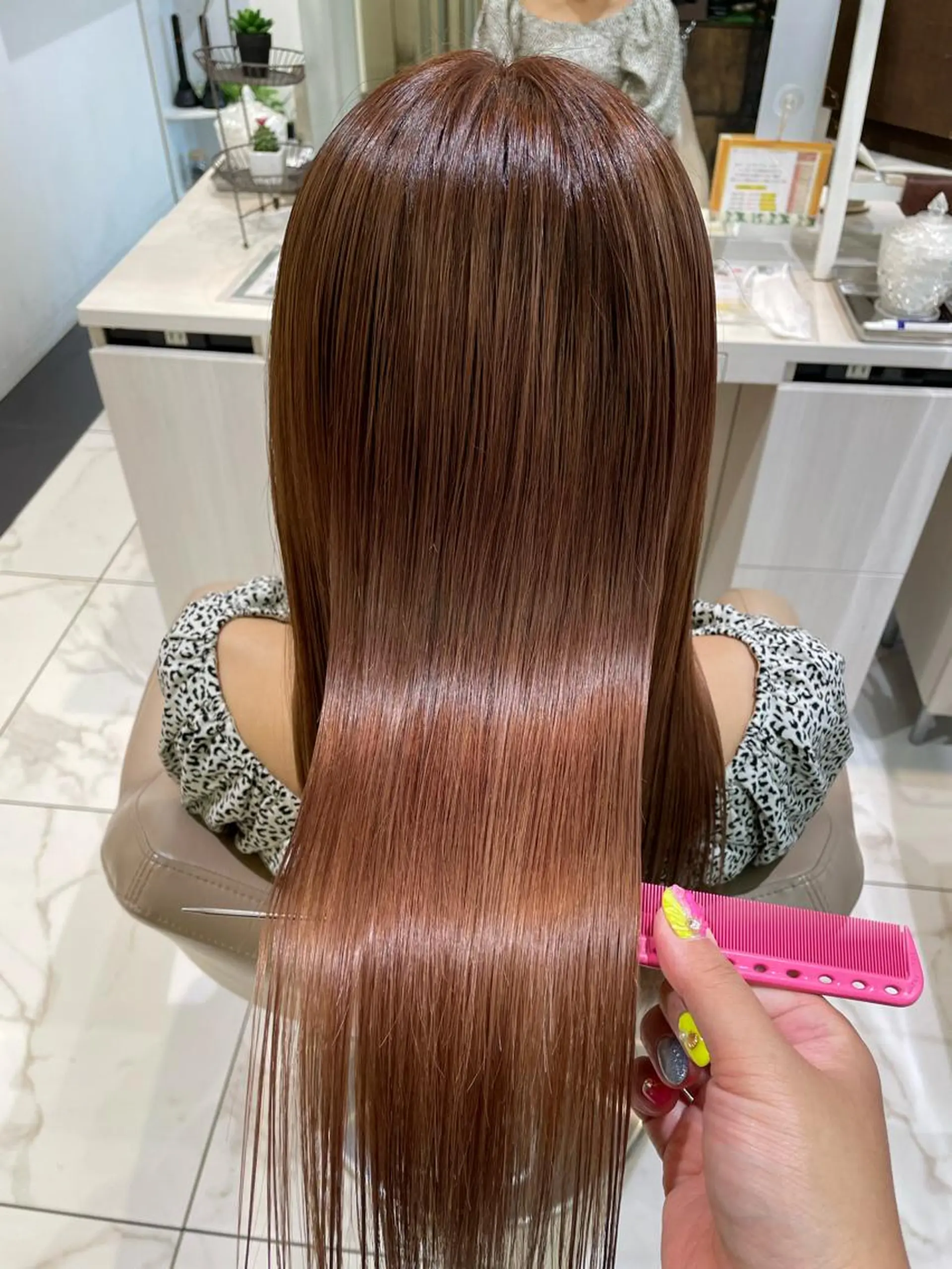 ロング 髪質改善 カット トリートメント 清藤 綾のヘアスタイル