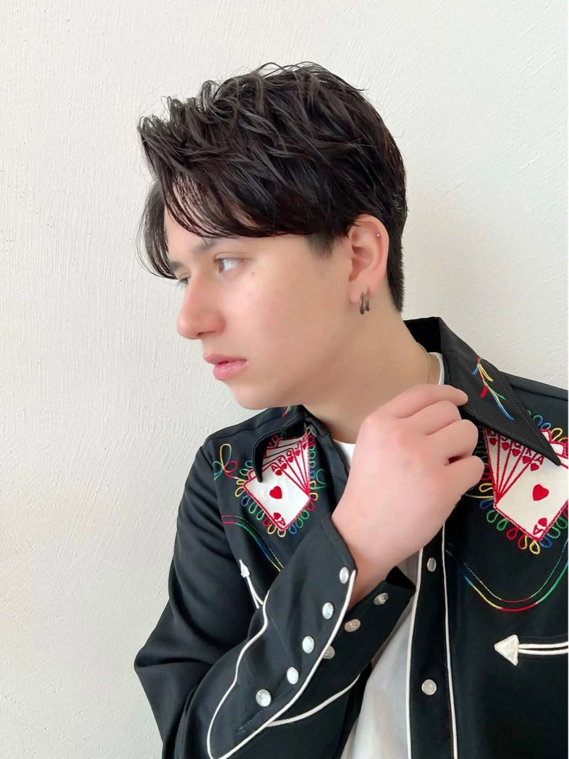 ショート パーマ メンズ カット トリートメント ヘアセット 韓国レイヤー🇰🇷 韓国研修◎渋谷カイトのヘアスタイル