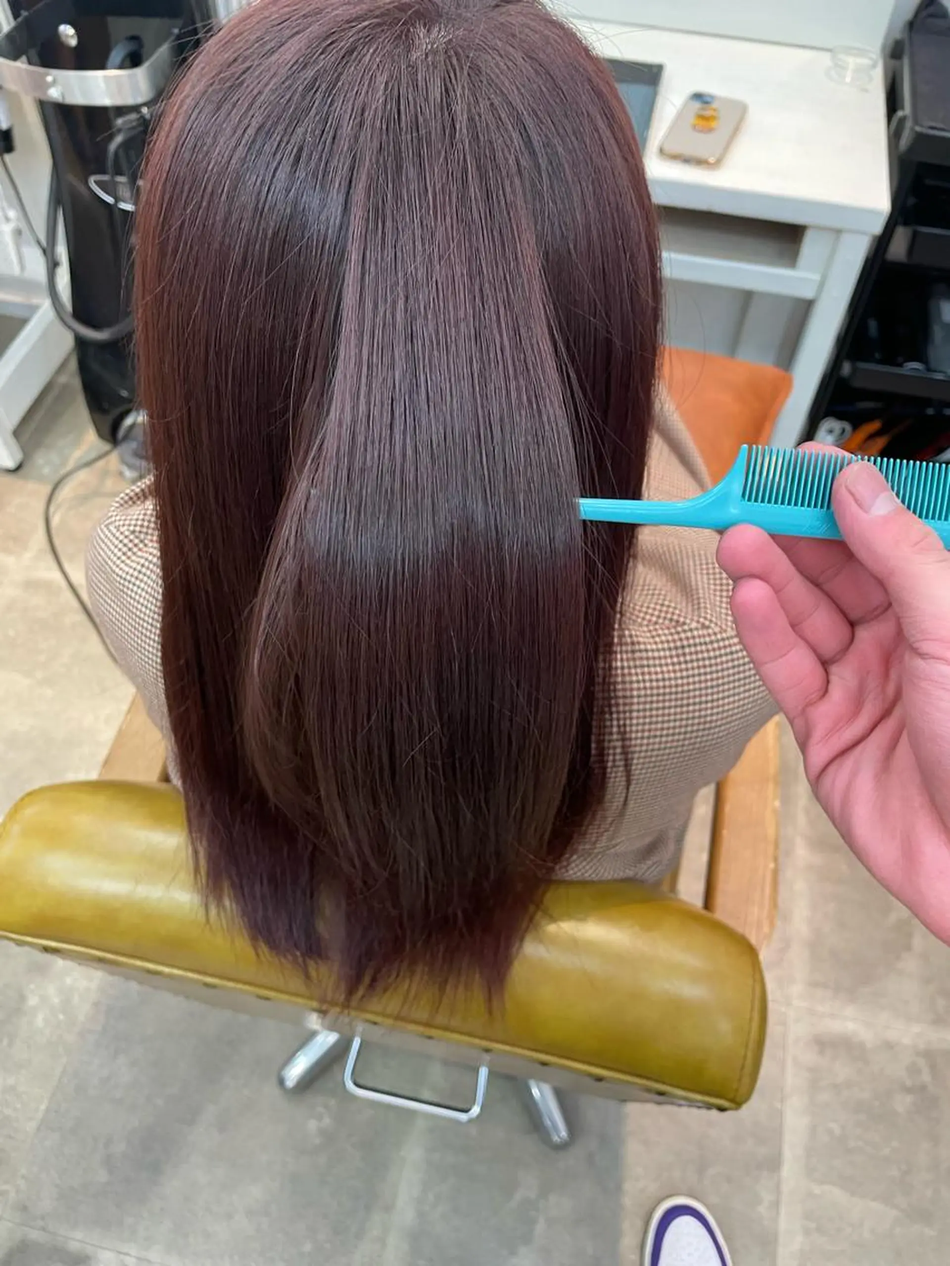 ロング 松田 恋のヘアスタイル