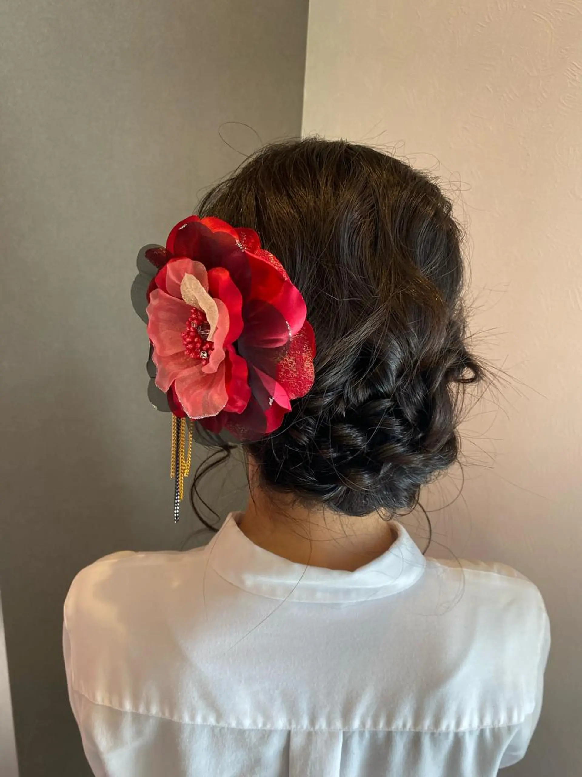 ヘアアレンジ ヘアセット 美容室Limb所属・髪質改善/縮毛/小林 水葵のヘアスタイル