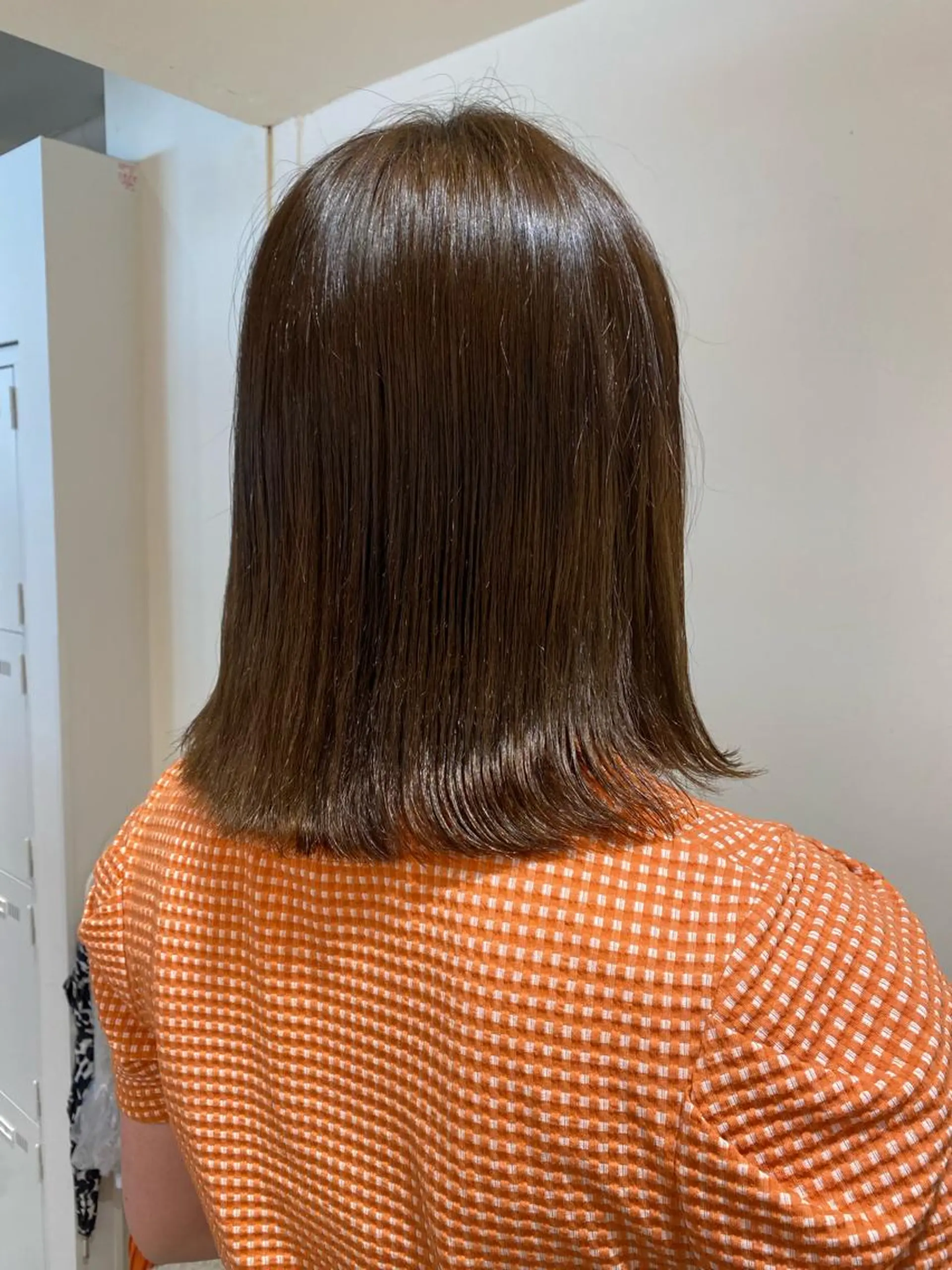 ミディアム カラー ヘアアレンジ 切りっぱなしボブ ボブ ボブ /ニュアンス/ satomi🧸💖のヘアスタイル