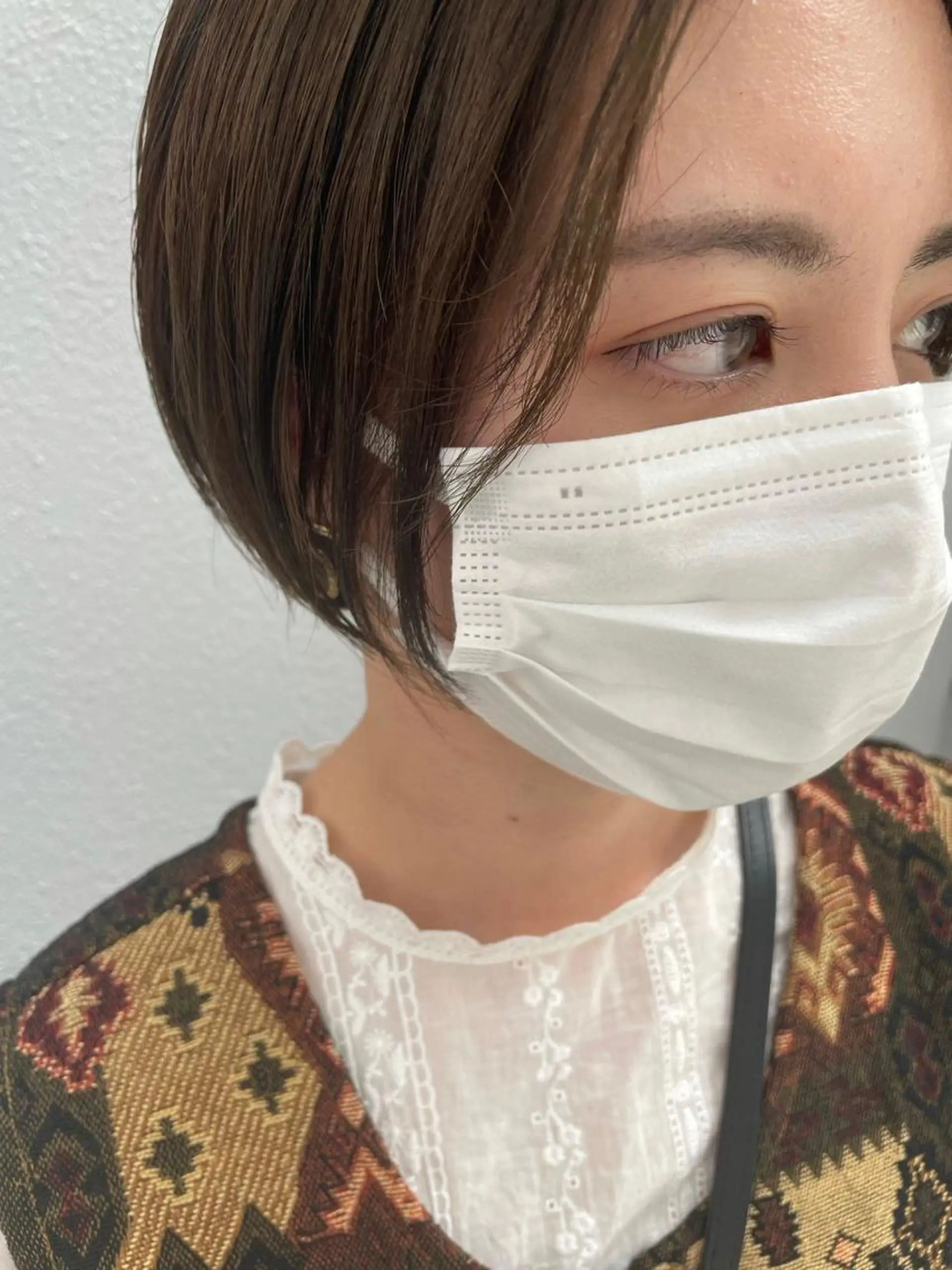 ショート 切りっぱなしボブ ショートボブ 丸みショート ミストバング ボブ カット トリートメント C’LD hair  produce /シールドヘア所属・モテ髪/ボブ/ショー ト/アダチフウトのヘアスタイル