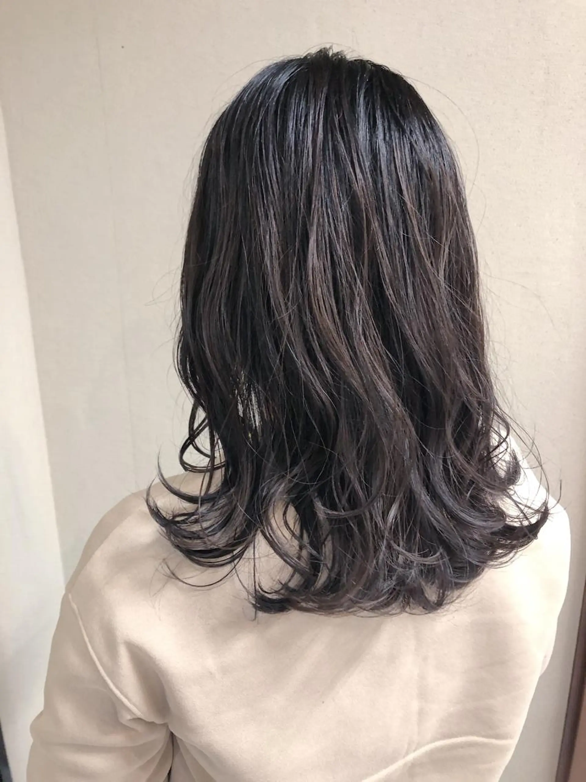 セミロング カラー ケアブリーチ /髪質 改善/古橋圭史郎のヘアスタイル