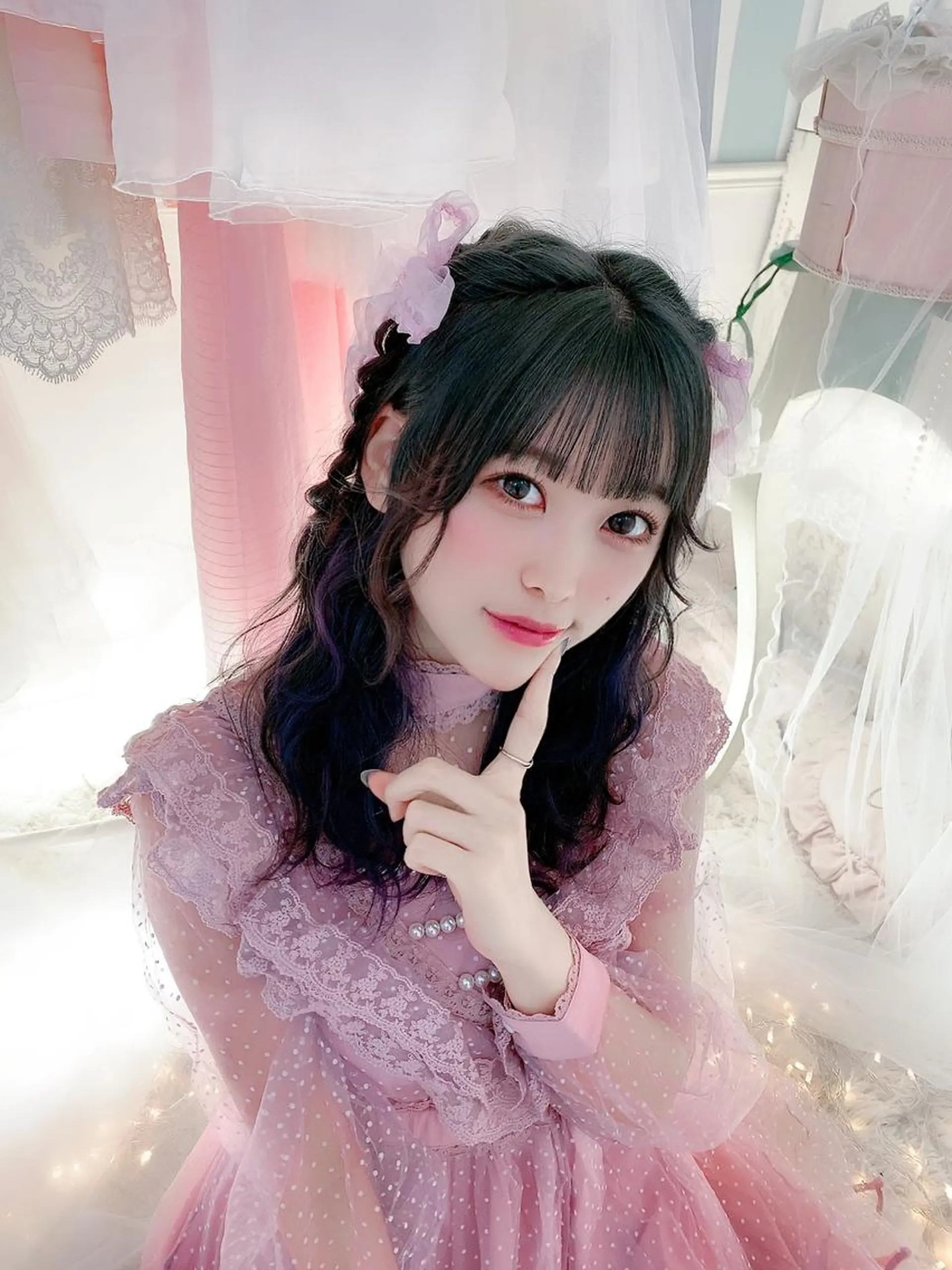 ロング 佐藤 礼菜のヘアスタイル