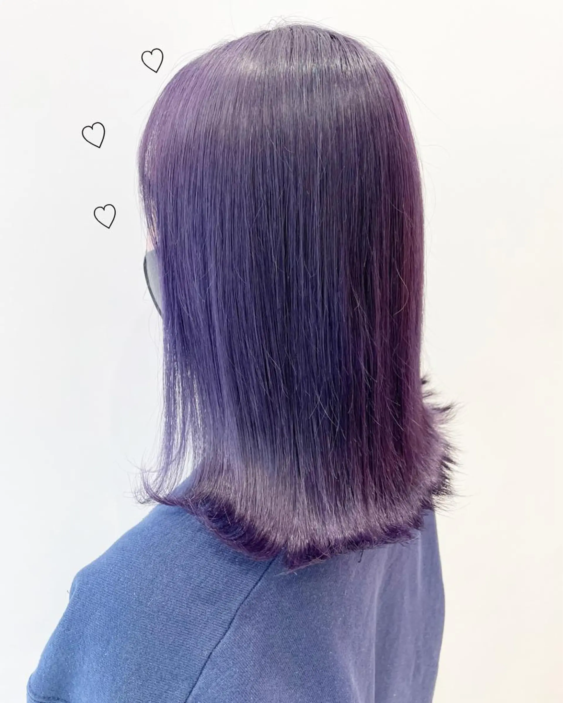 ミディアム カラー ラベンダーカラー ヘアカラー トリートメント EMANON新宿東口所属・新宿駅近♡個室 ♡関口三都季🌜のヘアスタイル