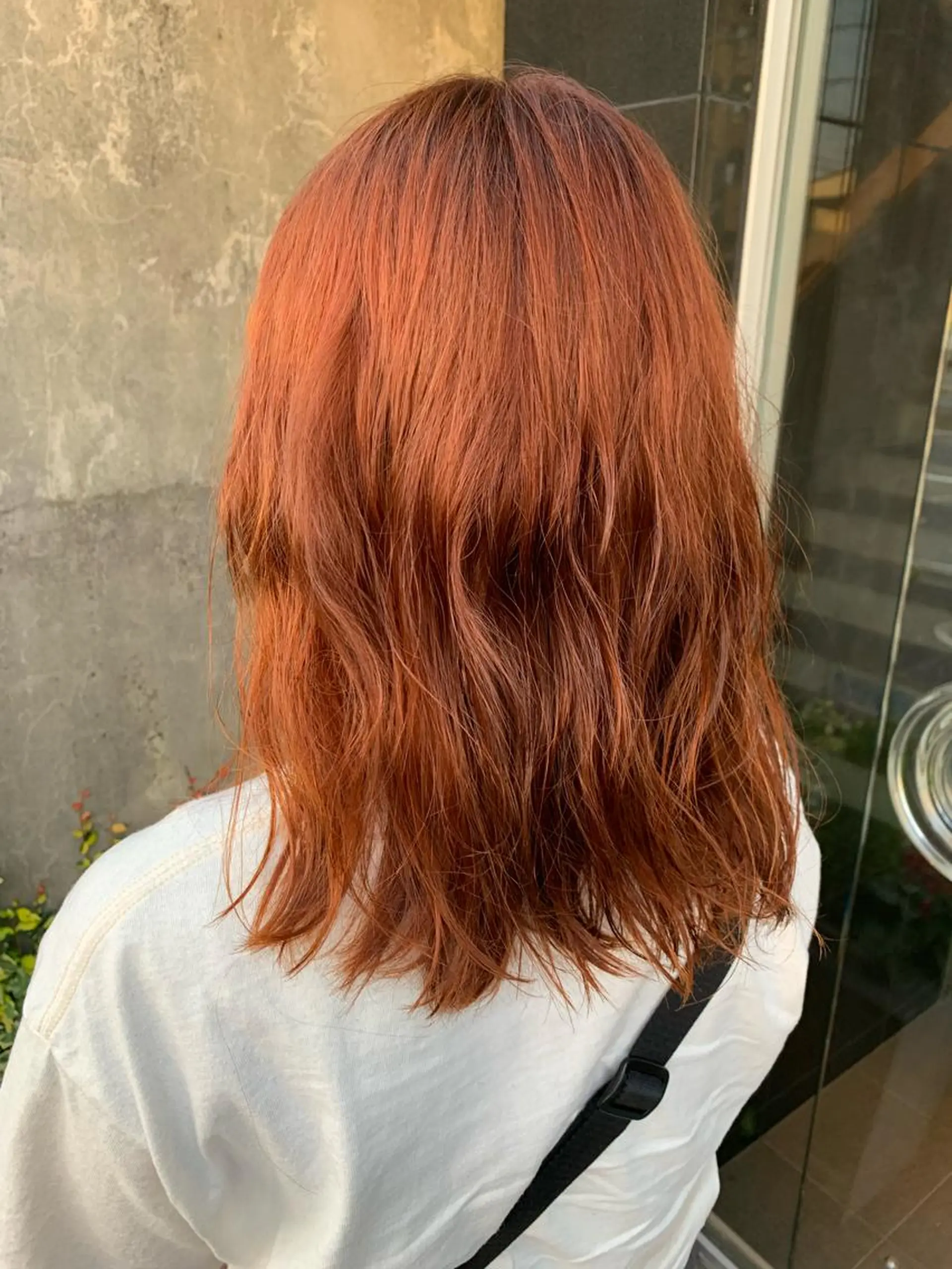セミロング カラー ブラウンカラー オレンジ オレンジブラウン ヘアカラー トリートメント SALOWIN名古屋栄店所属・Yuuki🌷名古屋 栄 カラー/ボブのヘアスタイル