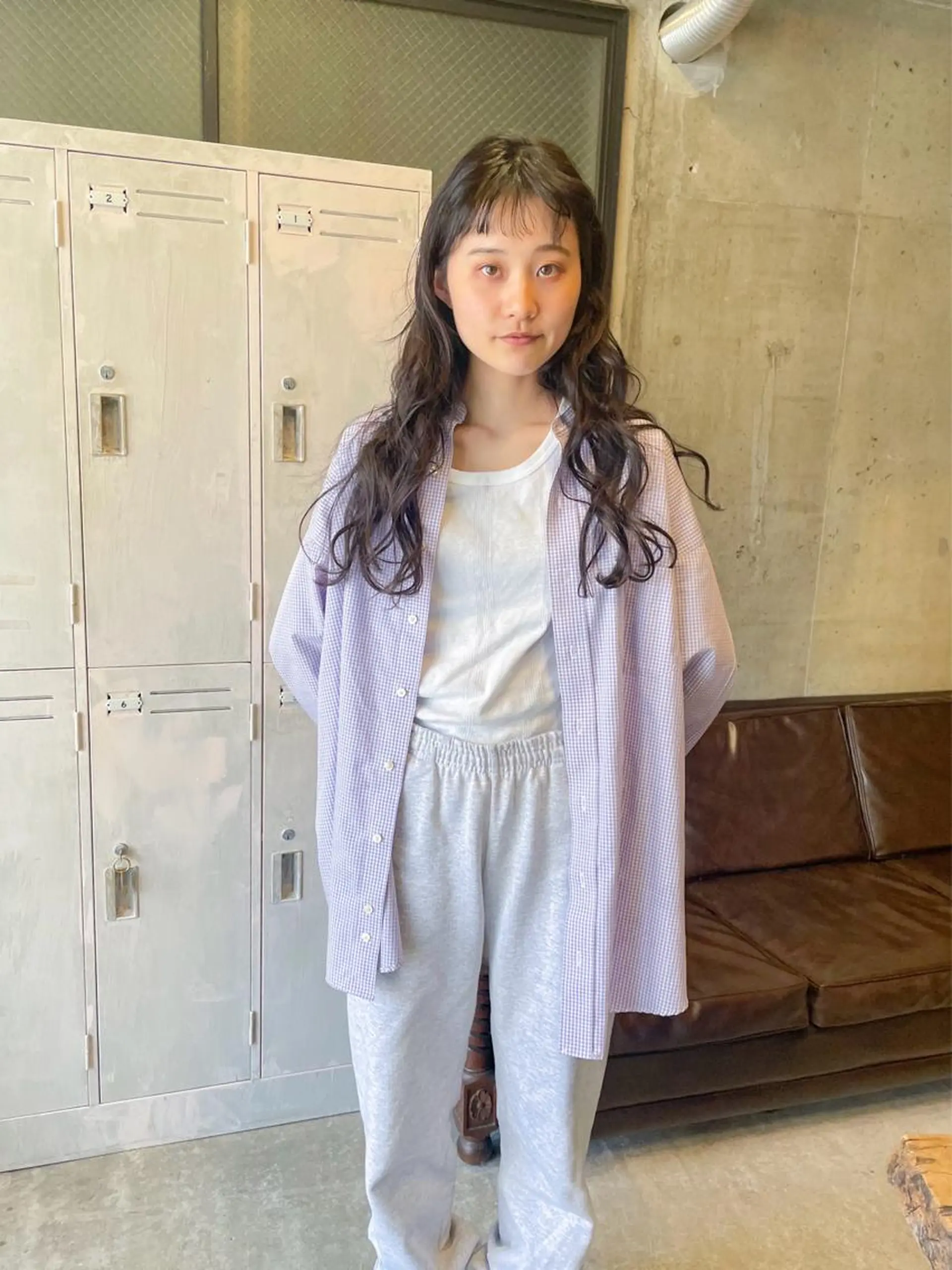 ロング パーマ パーマ/レイヤー 岩山丈一郎のヘアスタイル