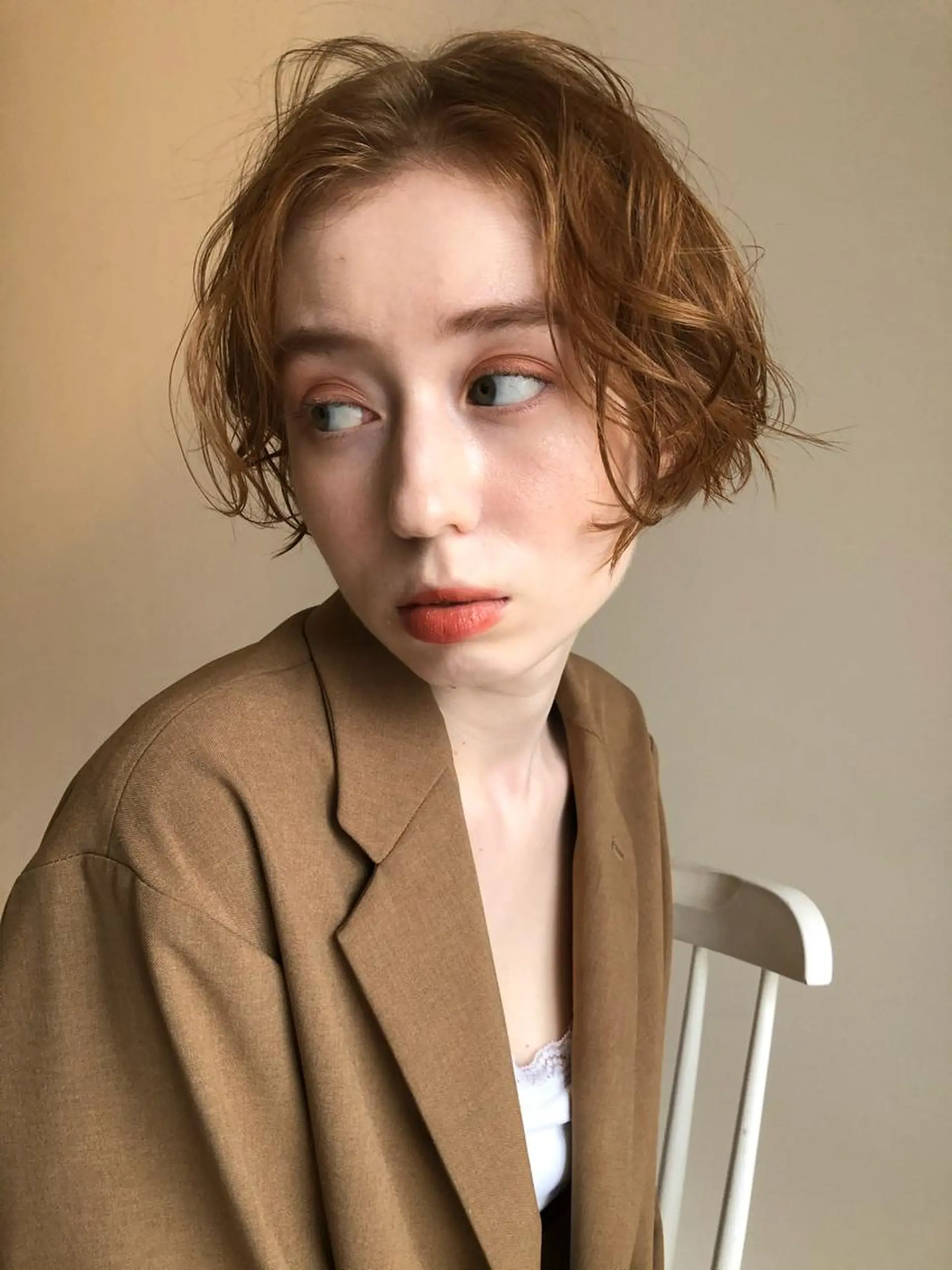 ショート カラー THE DAY所属・AKI HASHIMOTOのヘアスタイル