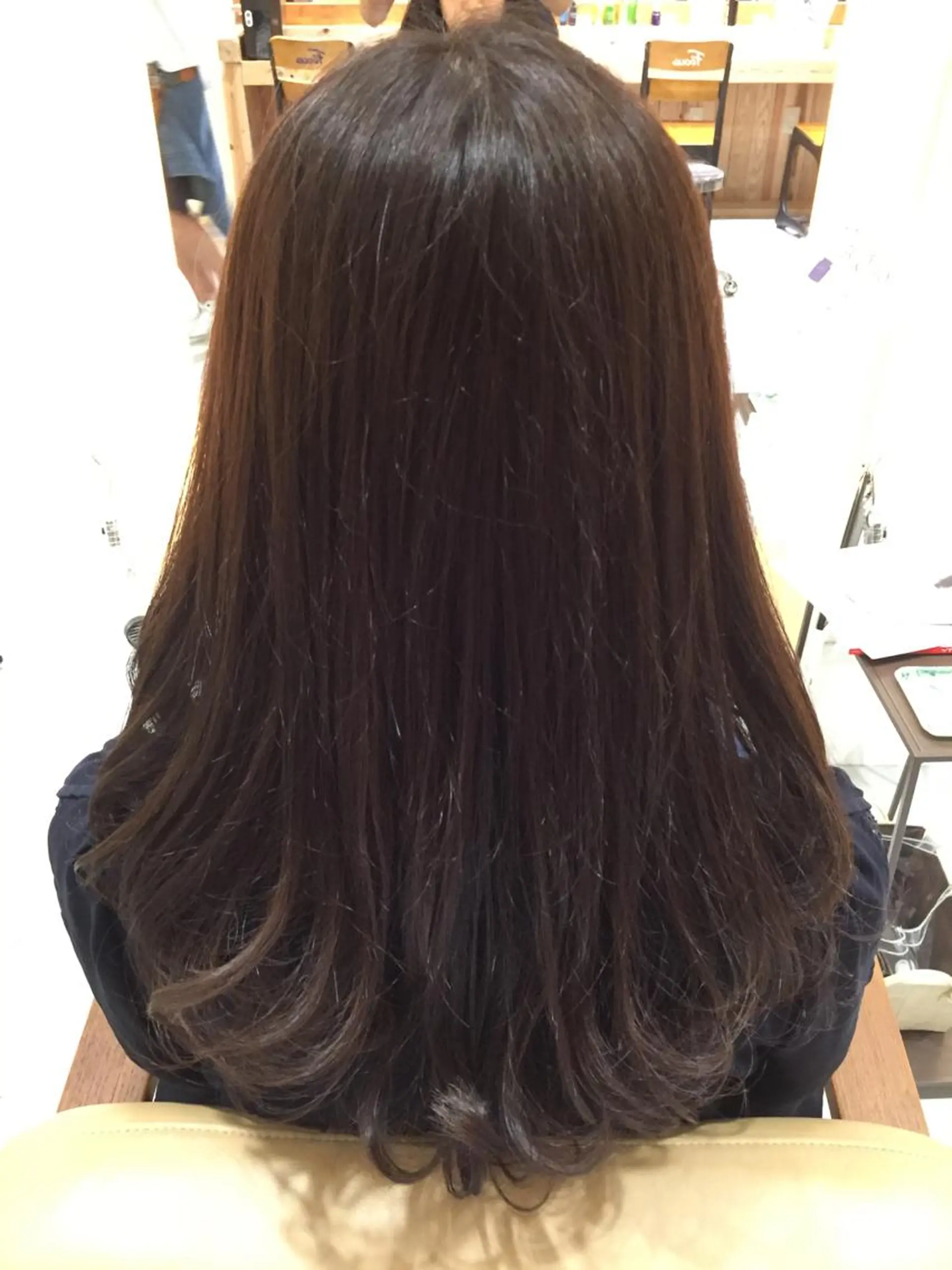 カラー イルミナカラー 小顔カット✨ 透明感カラーのヘアスタイル